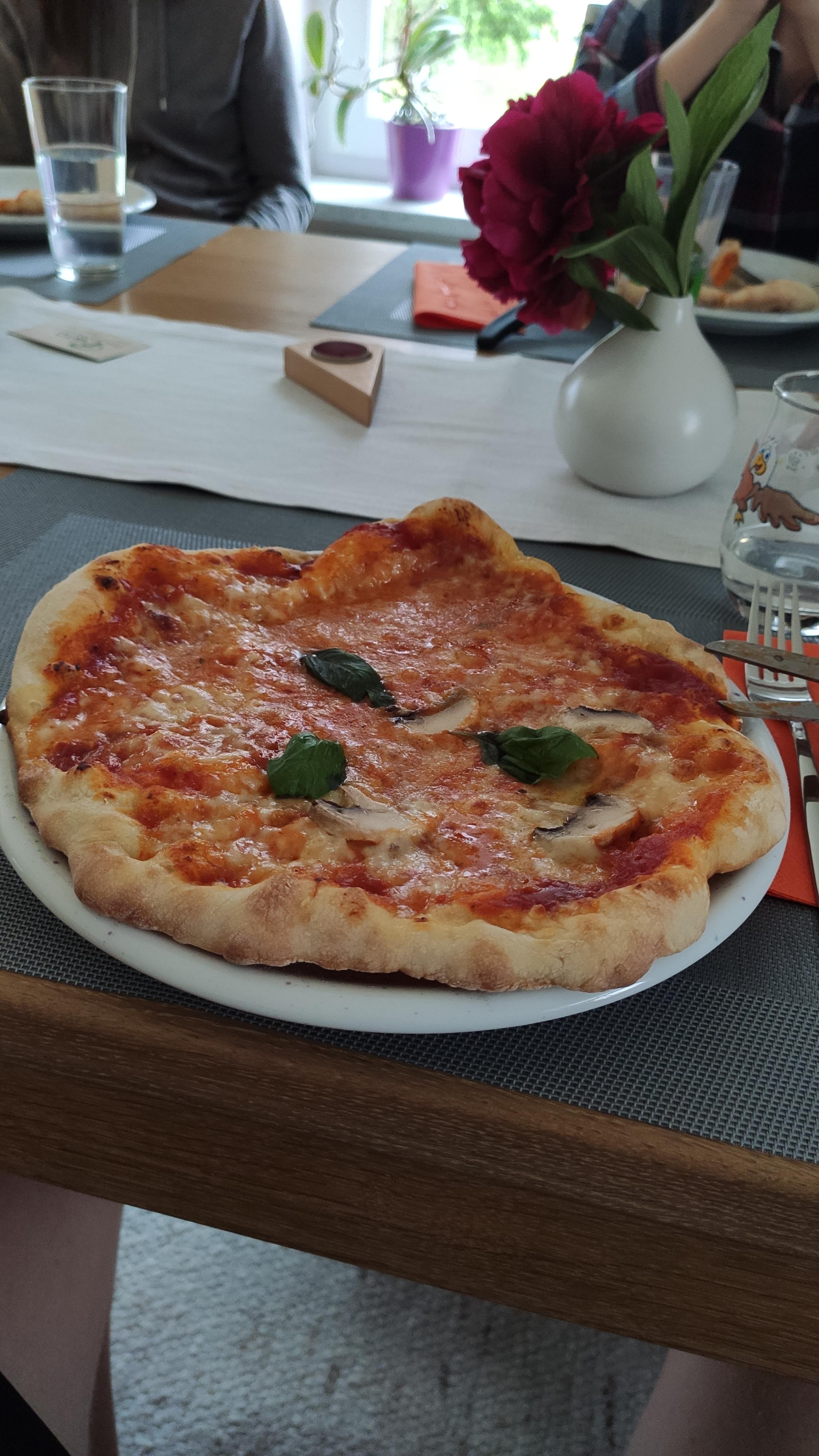 Pizza Margherita from my er Genesis r/Pizza