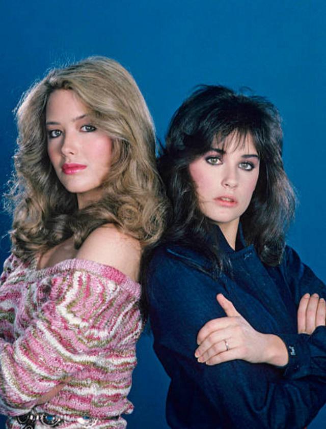 Janine Turner and Demi Moore Were Regulars on "General Hospital", 1982
