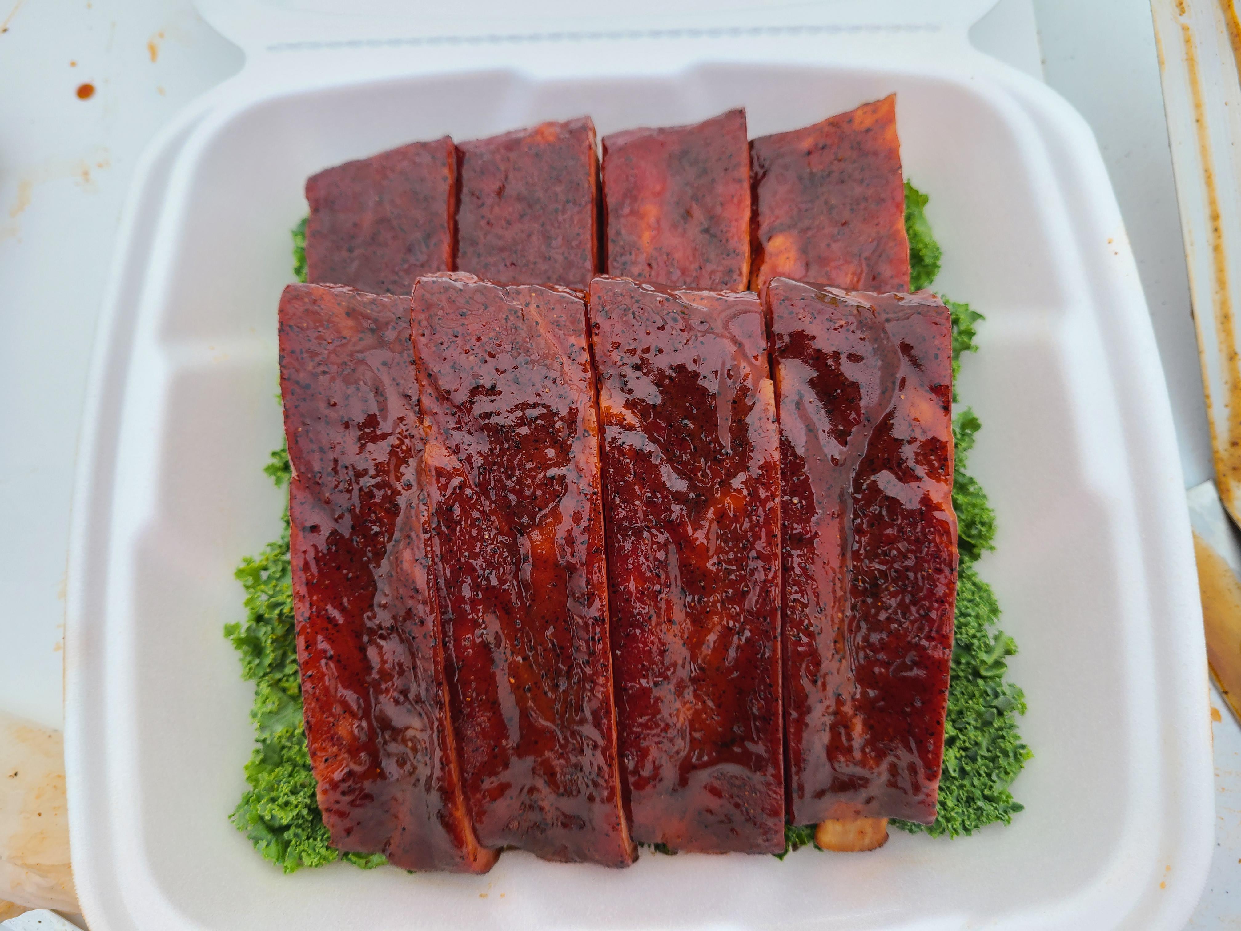 KCBS Competition rib turn in box r/smoking
