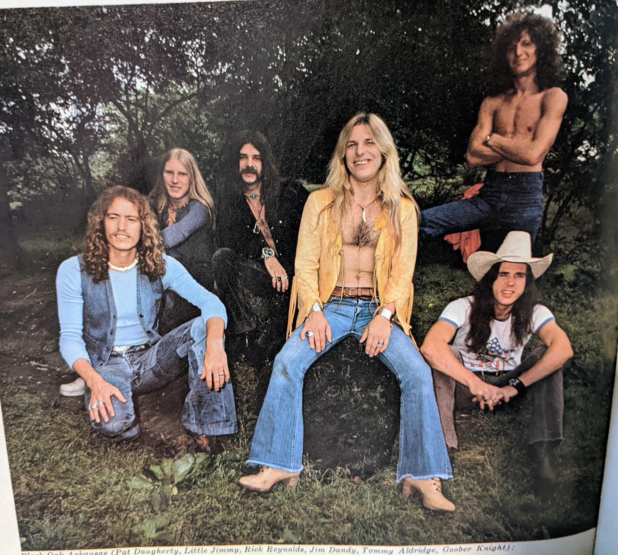 Southern rock band Black Oak Arkansas, 1976 photo shoot r/OldSchoolCool