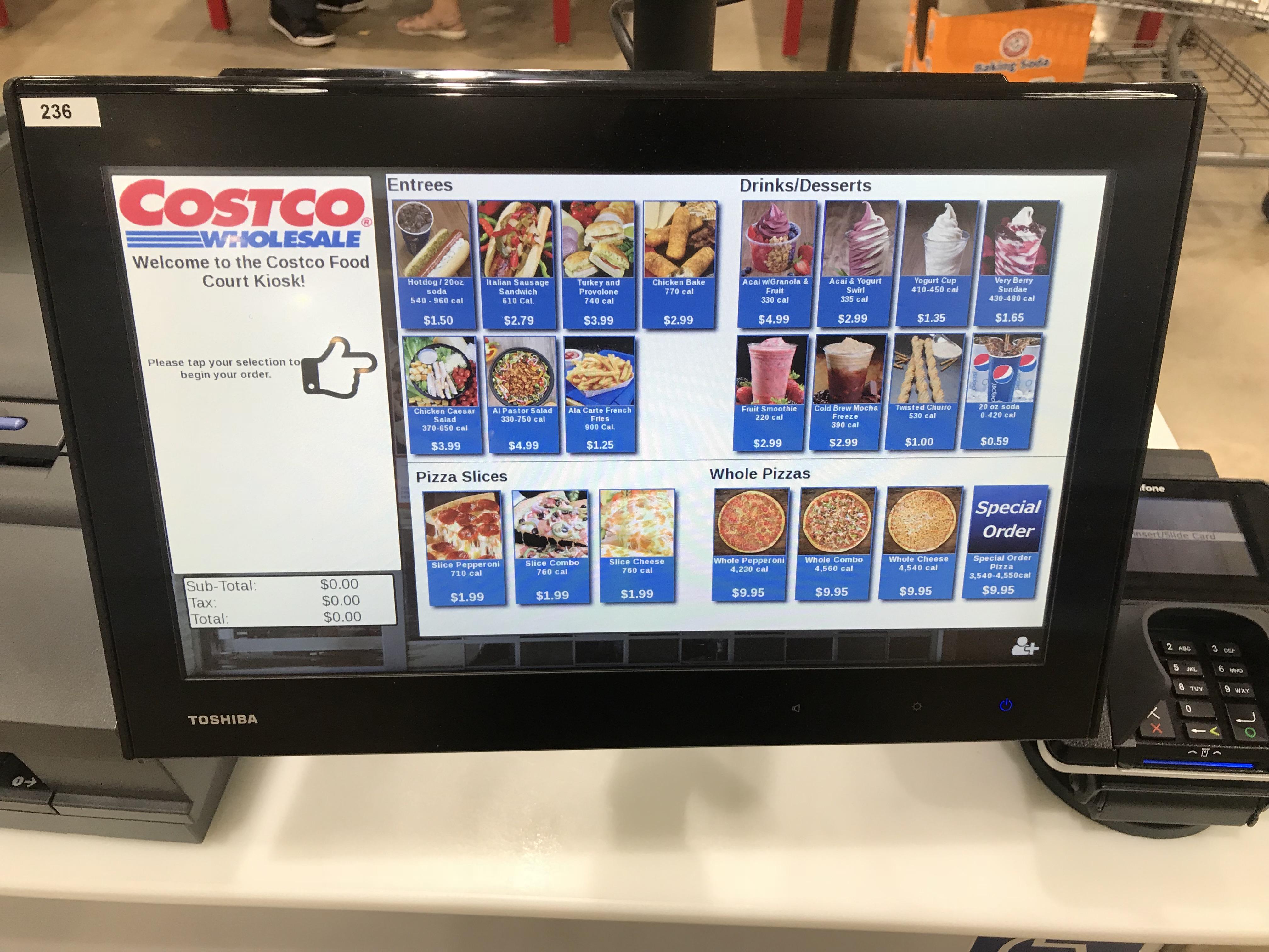 Food Court self serve kiosks?! This wasn’t here last week. r/Costco