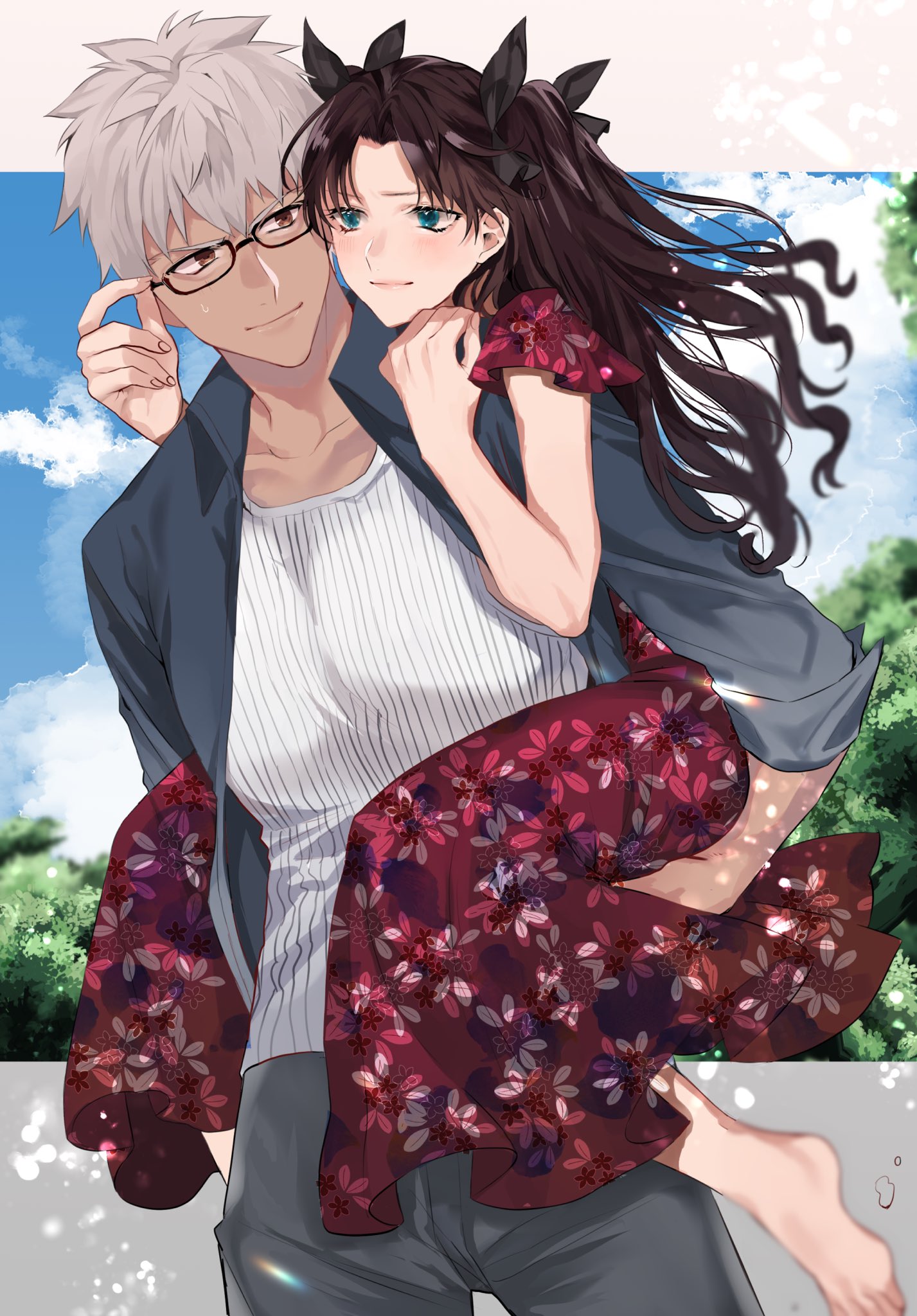 Rin and Archer r/fatestaynight