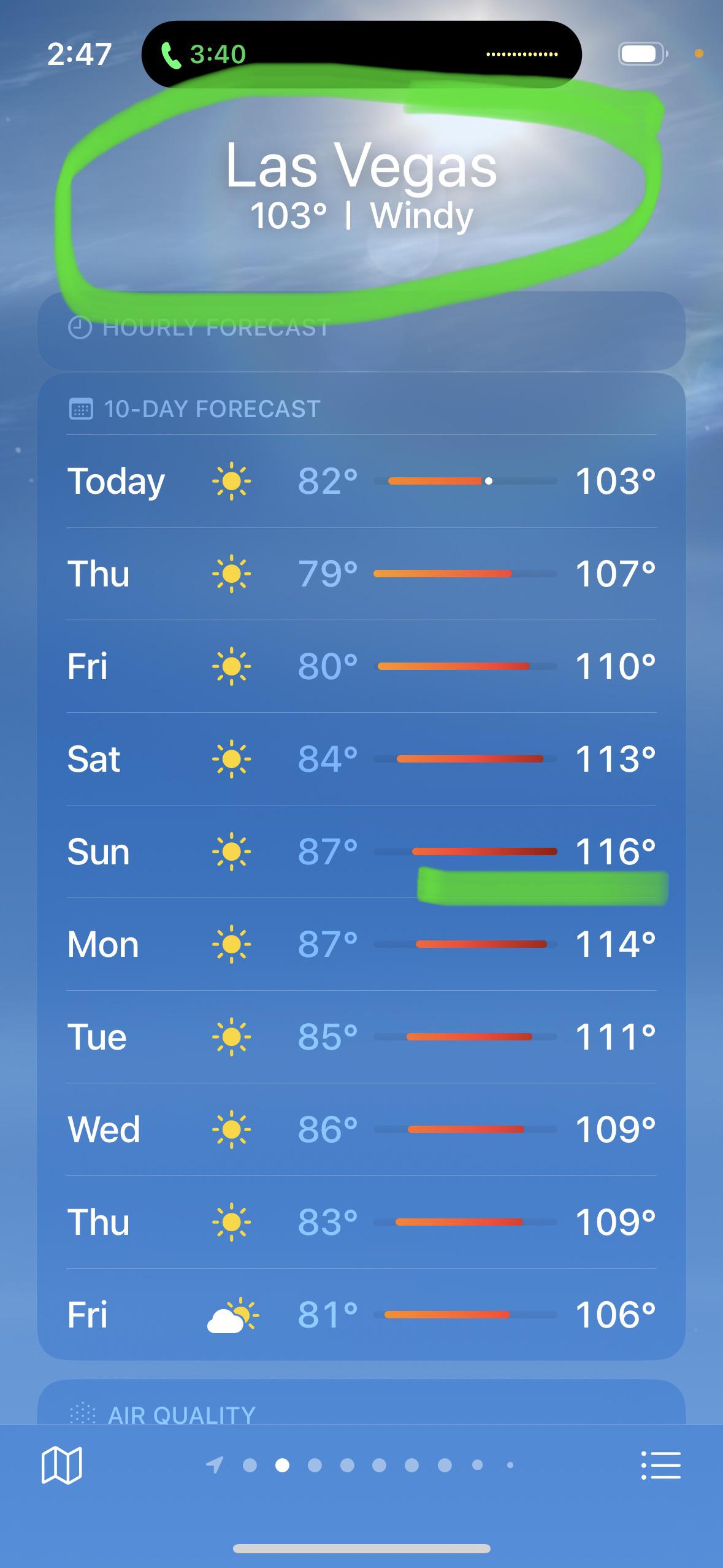 Las Vegas Weather 10 Day