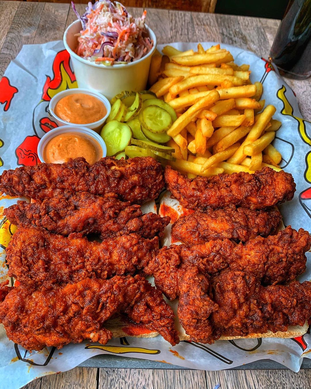 Nashville Hot Chicken Tenders r/FoodPorn