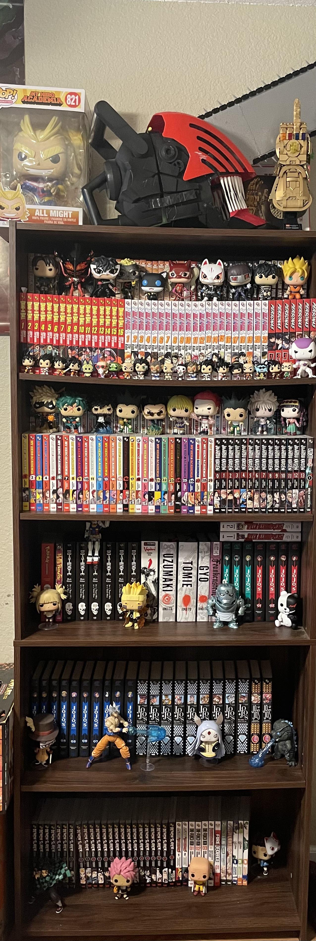 Newly updated manga/ anime figure shelf r/MangaCollectors