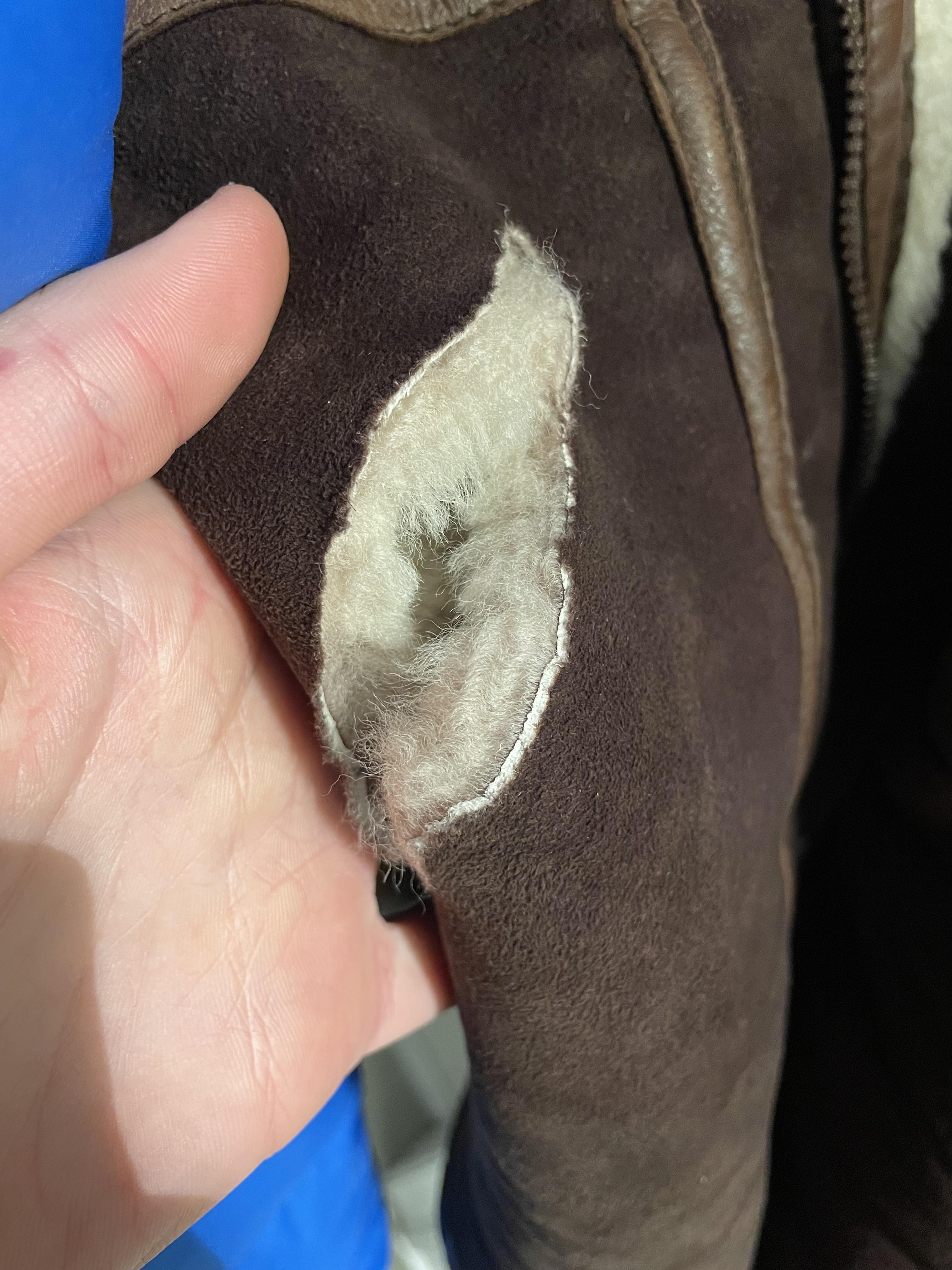 How do I fix this tear in a leather jacket?? r/Leathercraft