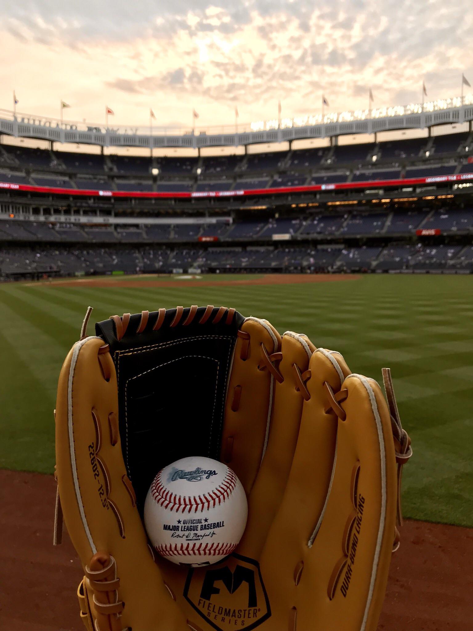 My first Yankees vs. Red Sox game last night and I managed to catch my