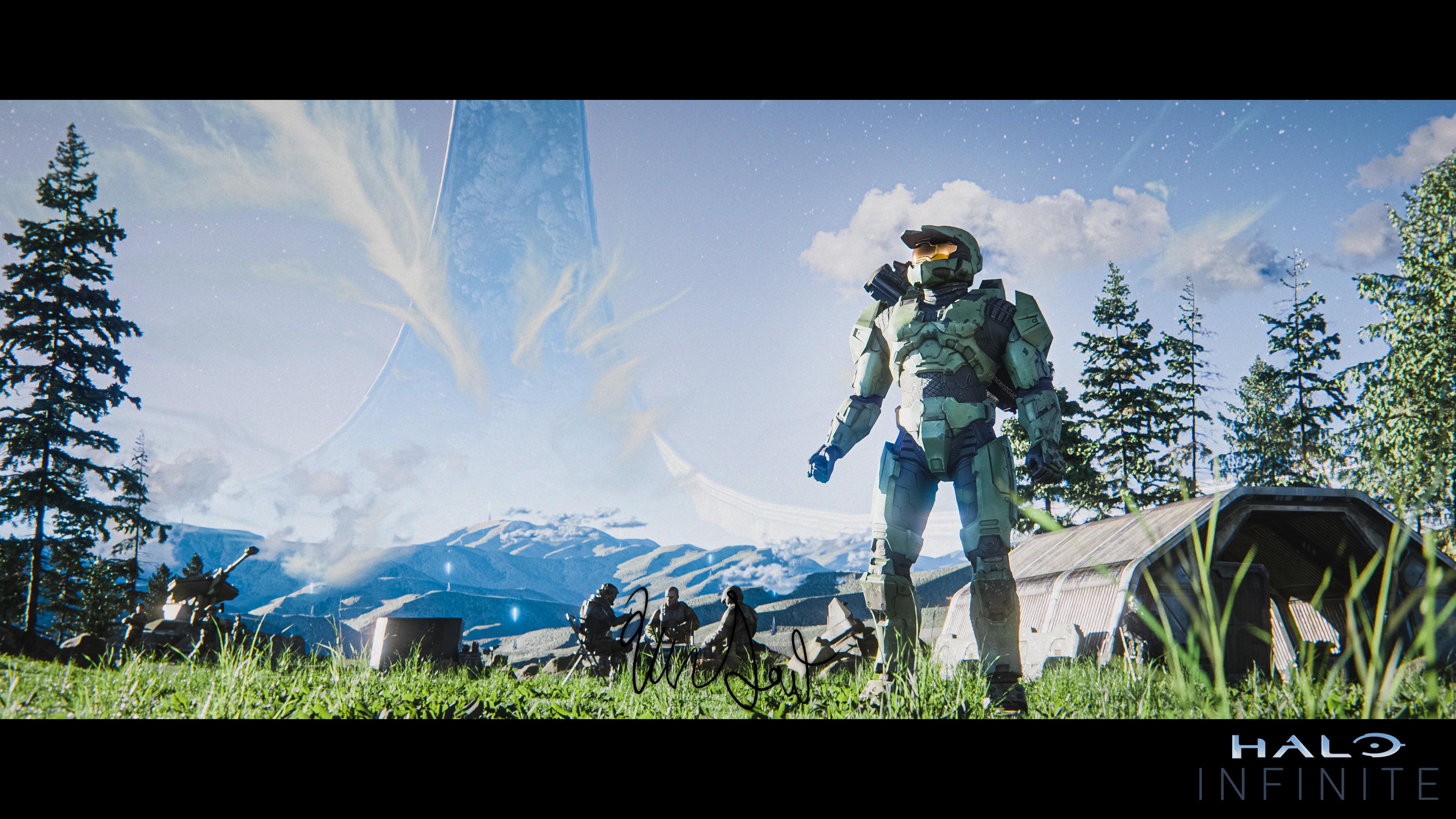 I made this art based on Halo Infinite. Can't wait to see Chief