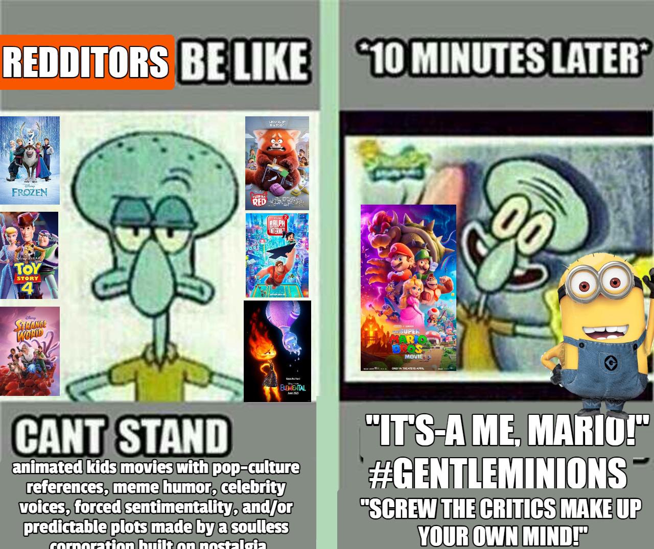 Illumination puts out a soulless corporate product and nobody bats an