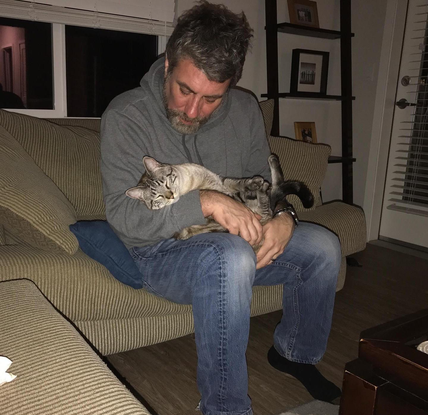 Man and his cat catpictures