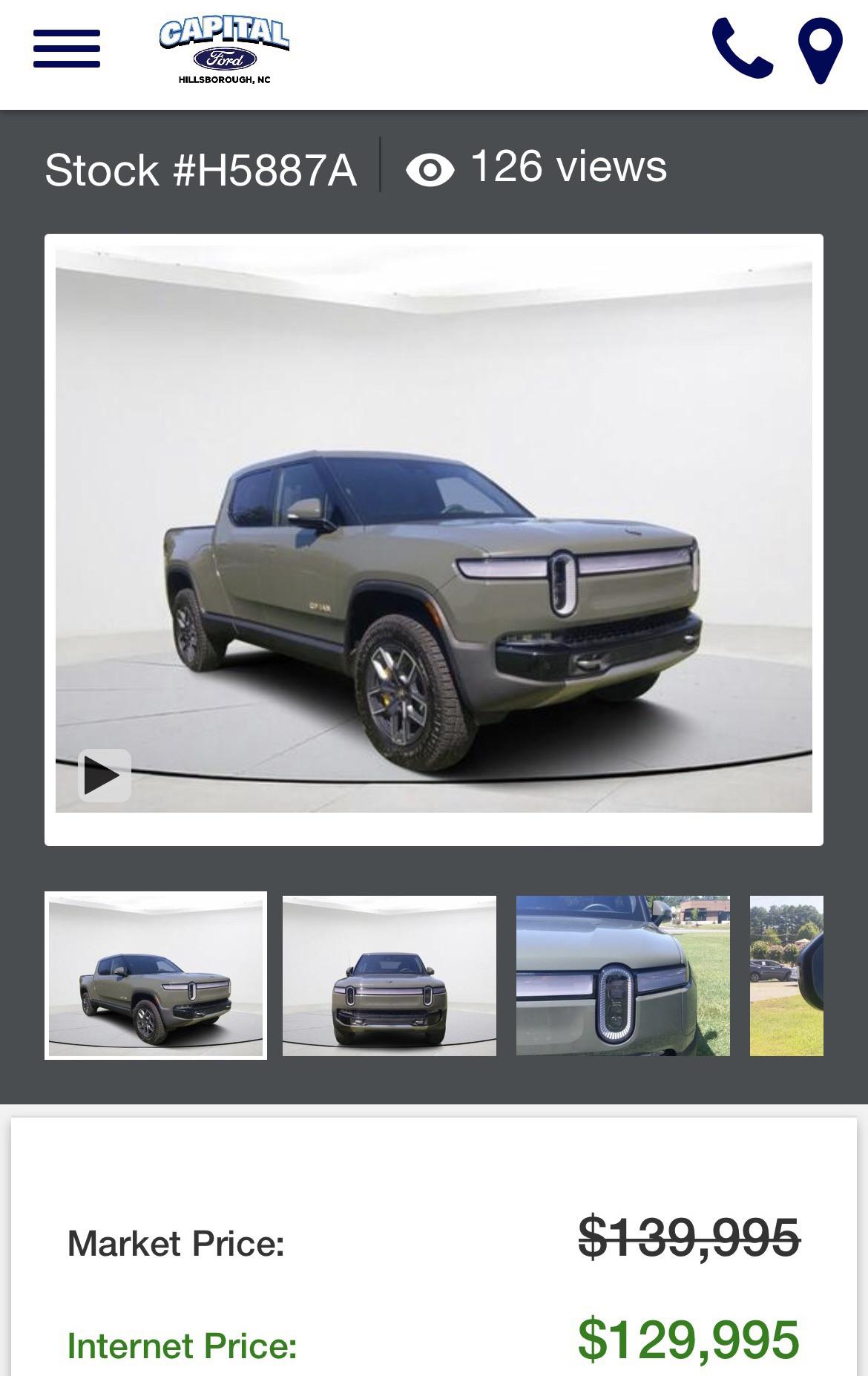NC ford dealer They don’t have any Lightnings, but they have this…for a price r/Rivian