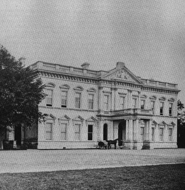 St Anne’s House, Clontarf Dublin, home of the Guinness family, built 1837, gutted by fire 1943