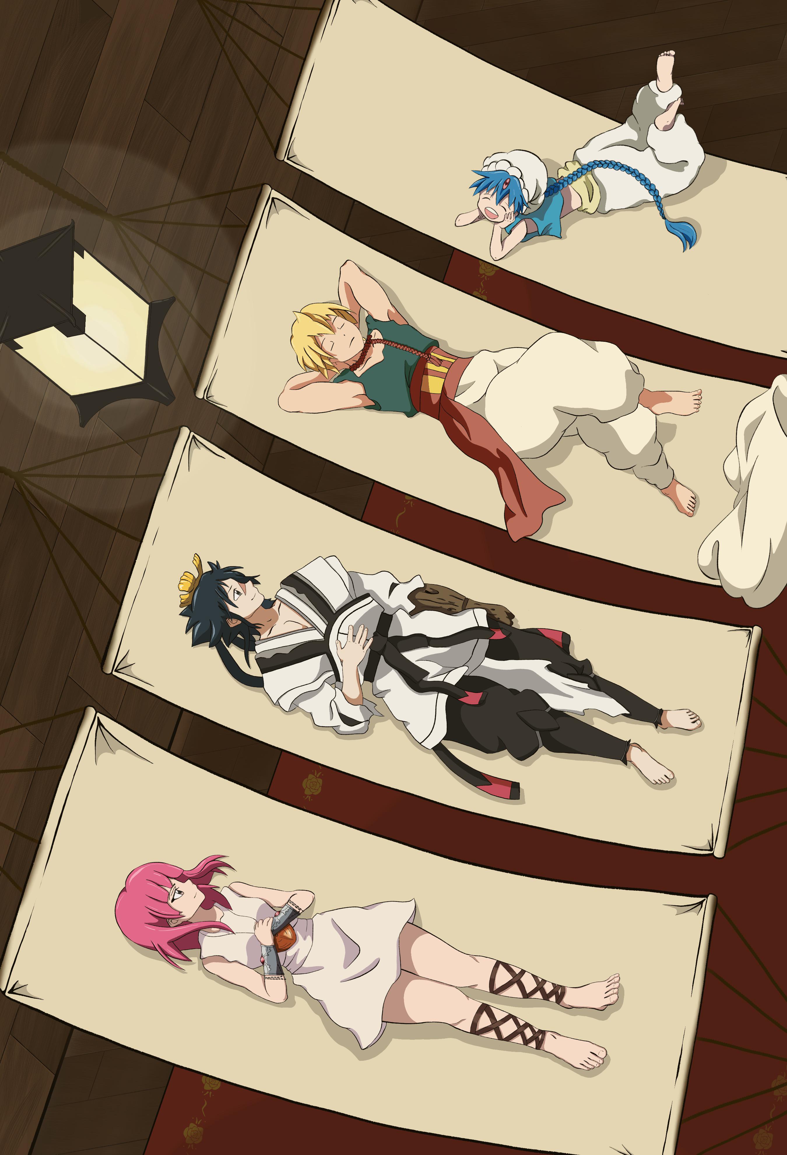 What chapter of the manga does the anime end? magi