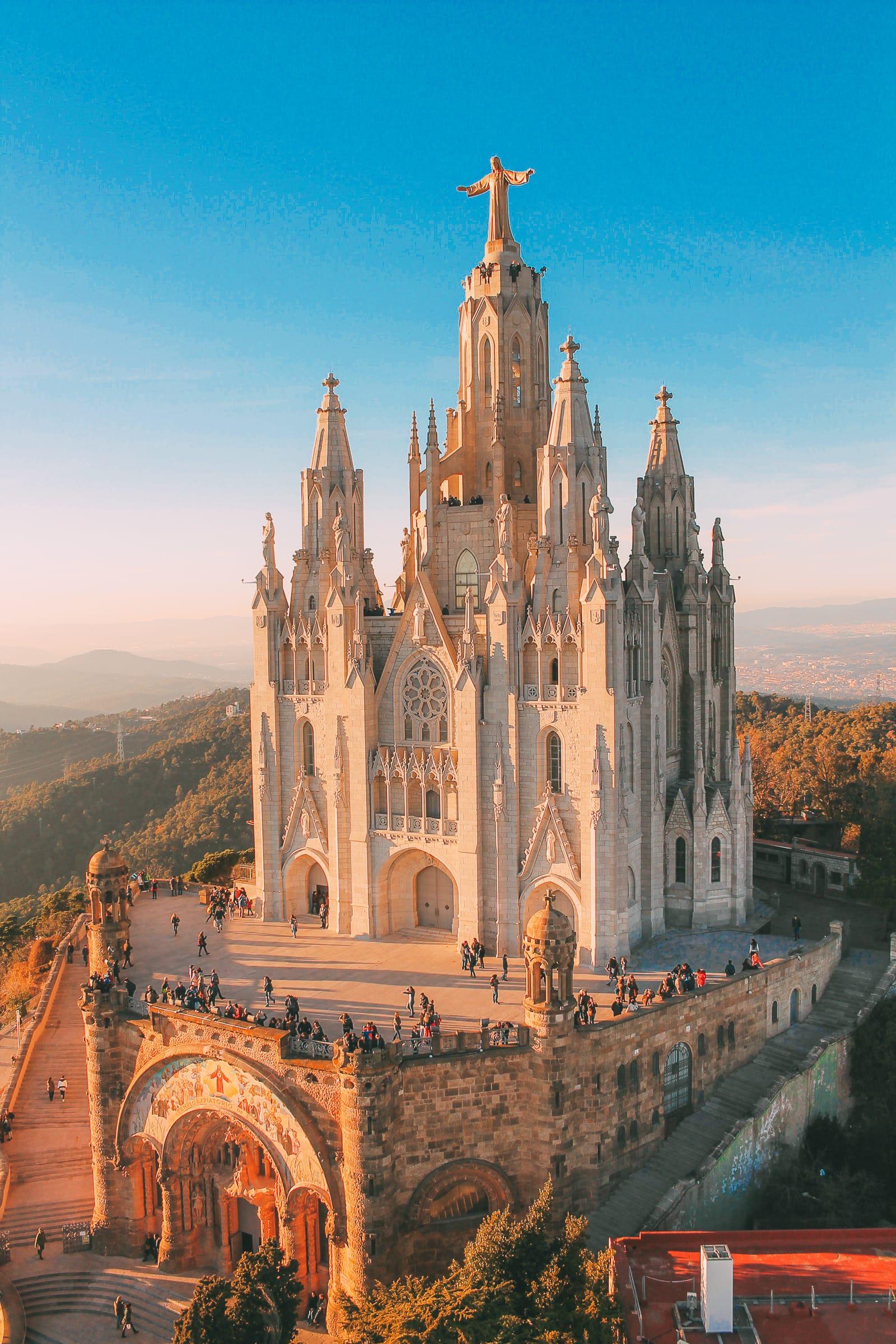 Temple of sacred heart of Jesus. Barcelona, Spain r/europe