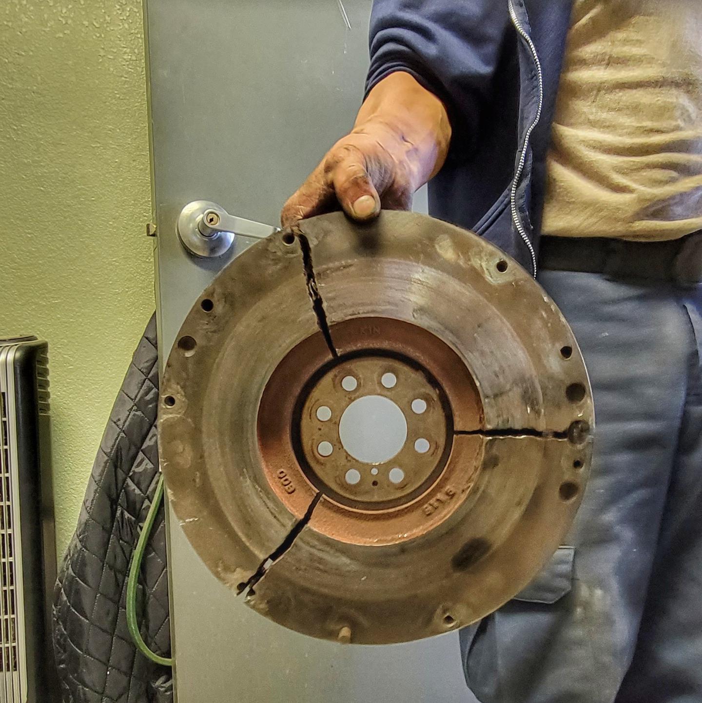 Customer says their clutch pedal just went to the floor on the highway.