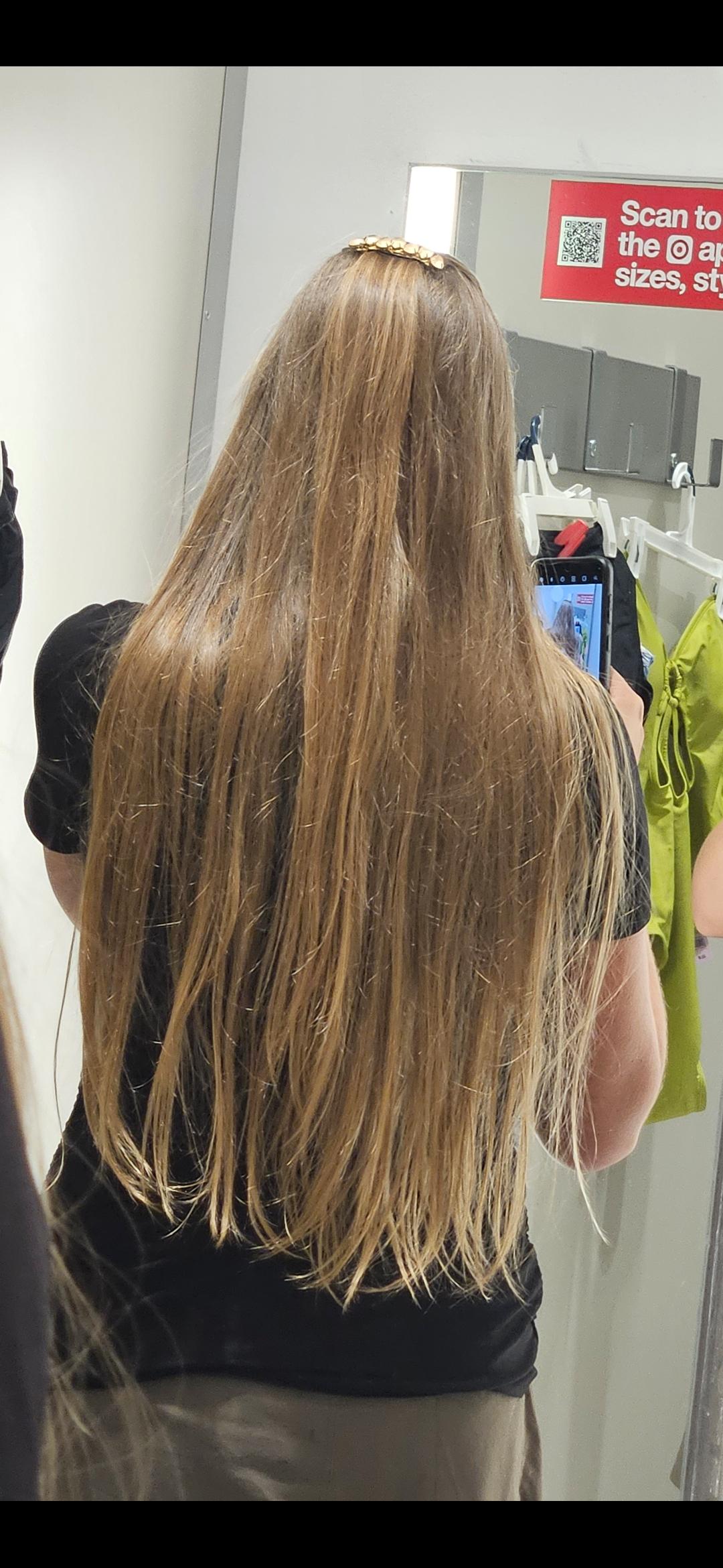 How do I keep fine long hair looking smooth without brushing it every 5