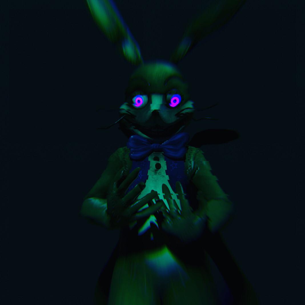 Glitchtrap (model by steel wool studios ) r/fivenightsatfreddys