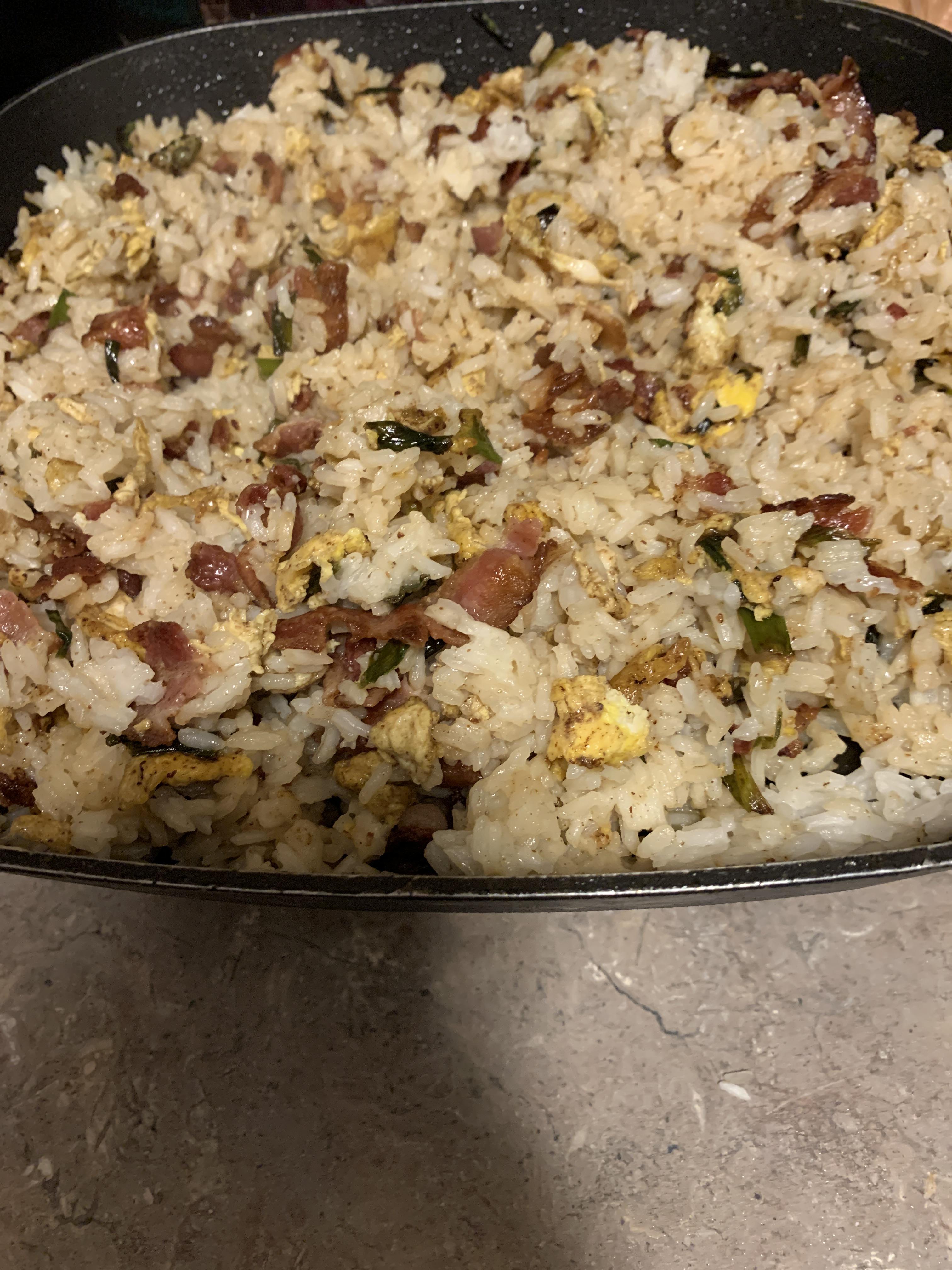 My favorite GF dinner, homemade fried rice r/Celiac