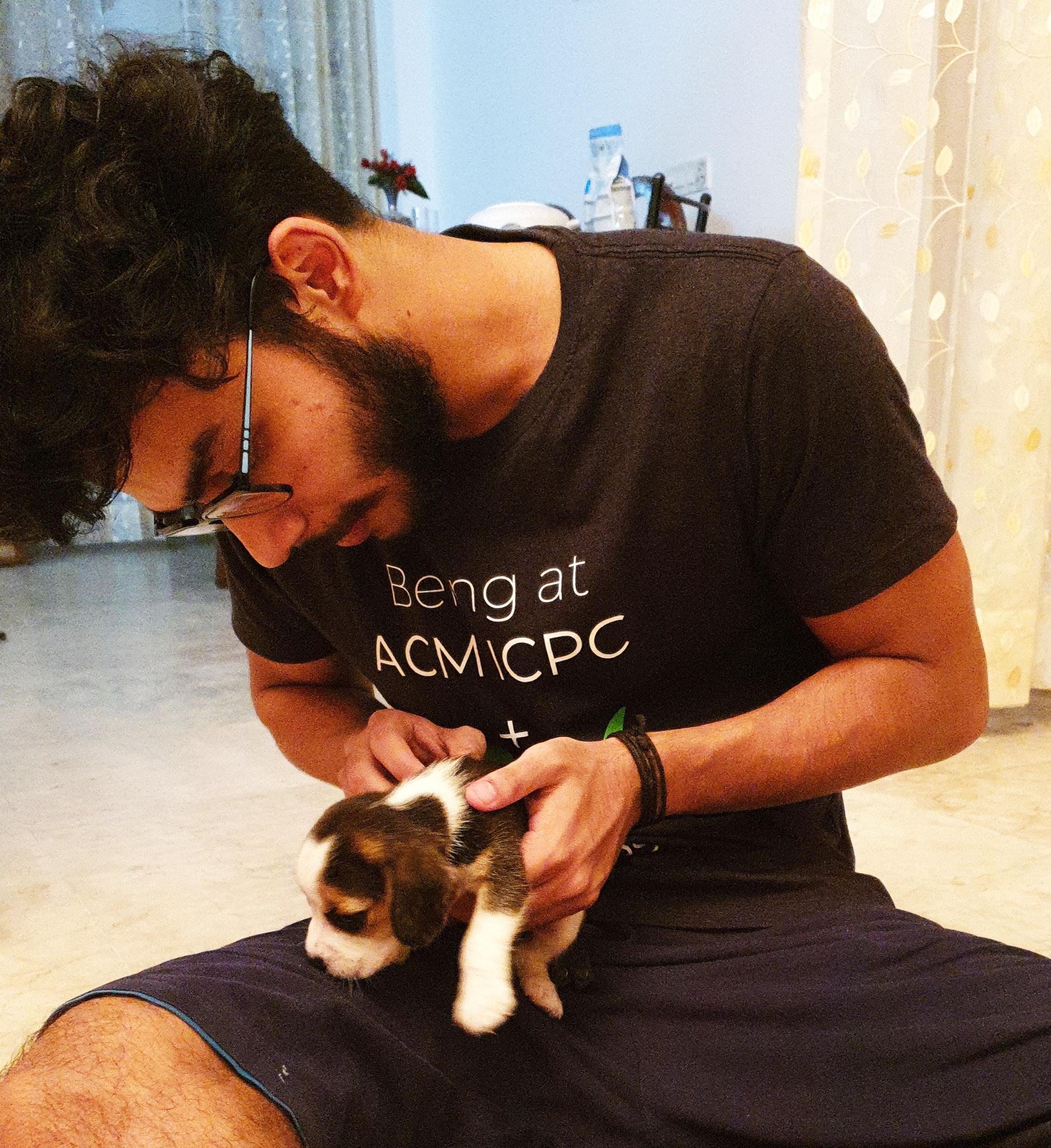 Hoomans of Reddit, meet Benji! (My girlfriend thinks this qualifies as