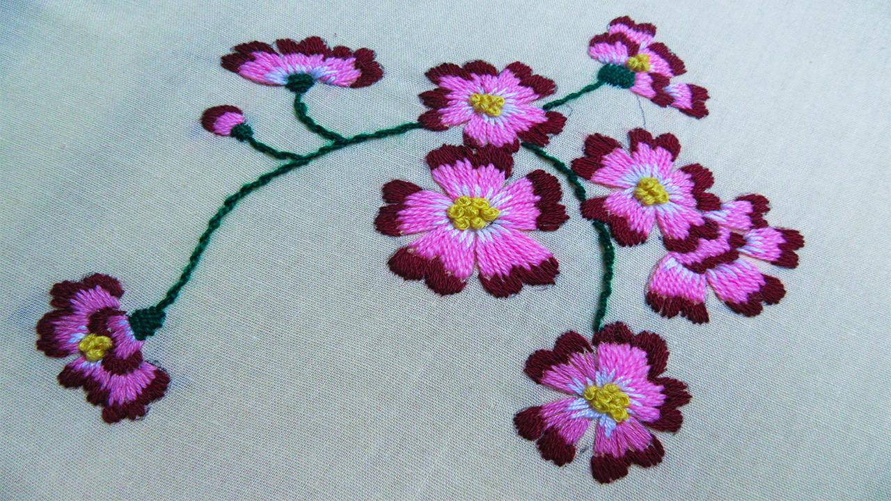 It's my hand embroidery. Embroidery is my hobby & I love hand