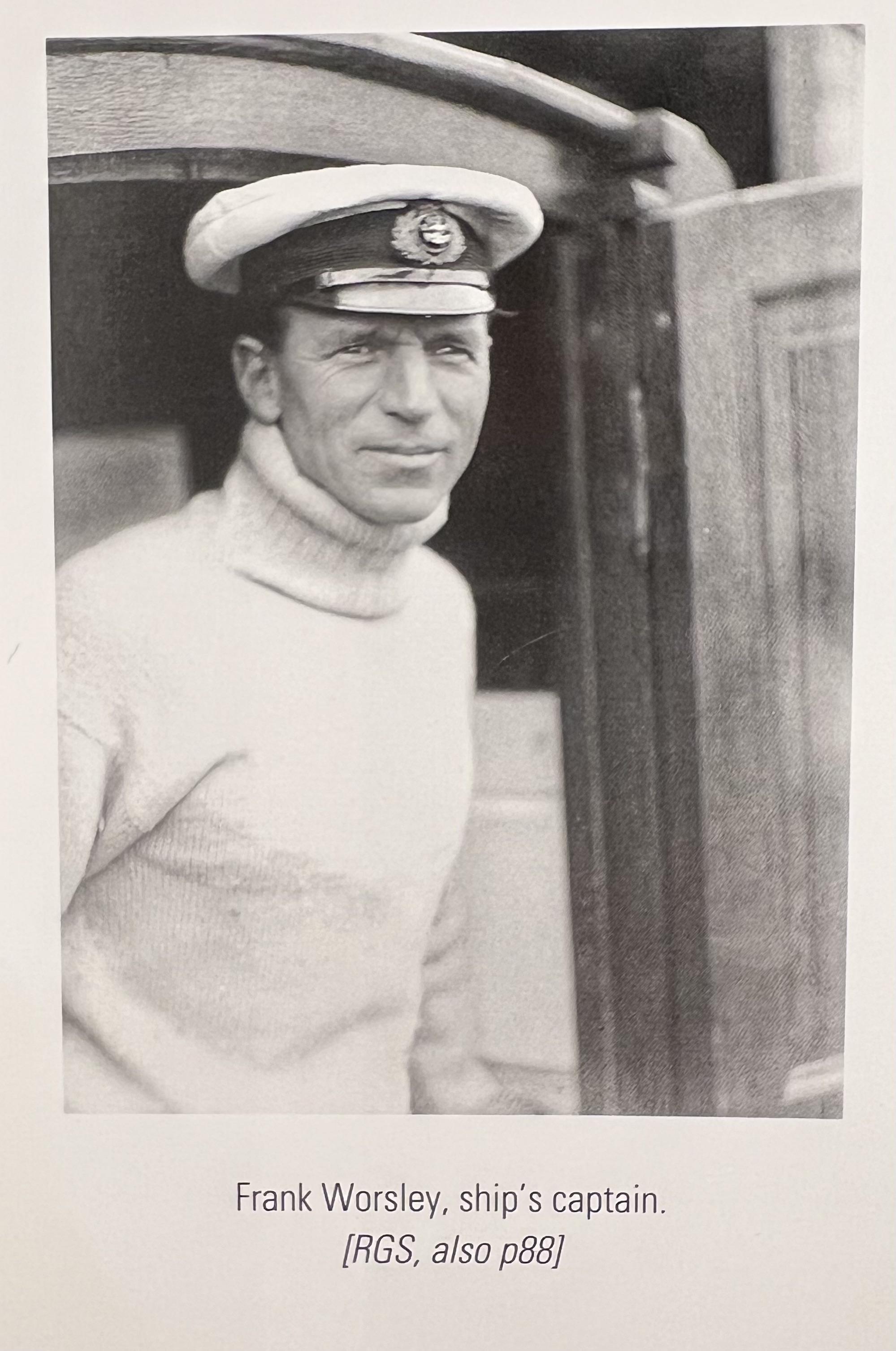 Frank Worsley, captain of Endurance during the 1914 Imperial Trans
