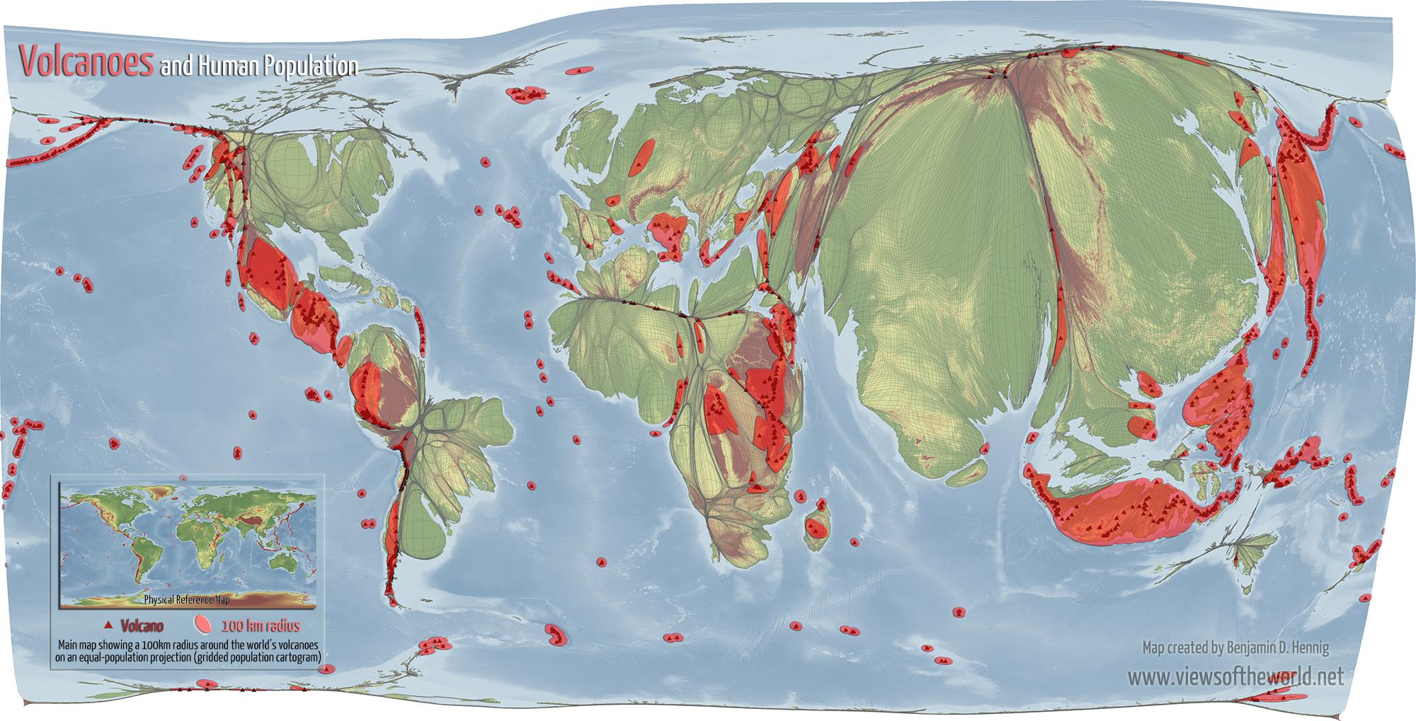 MTU Volcanoes Page World Reference Map