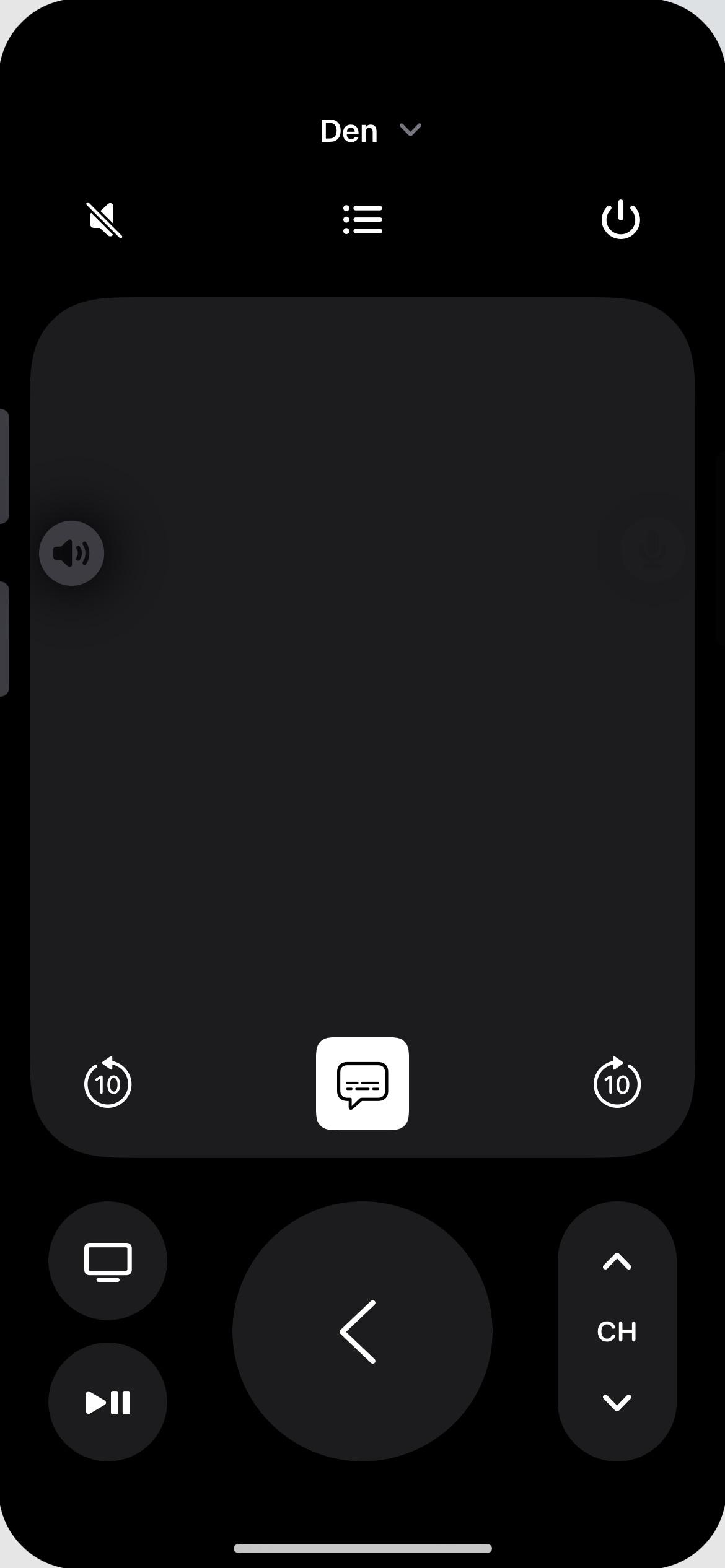 Apple TV Virtual Remote Channel Buttons (wish they worked while using