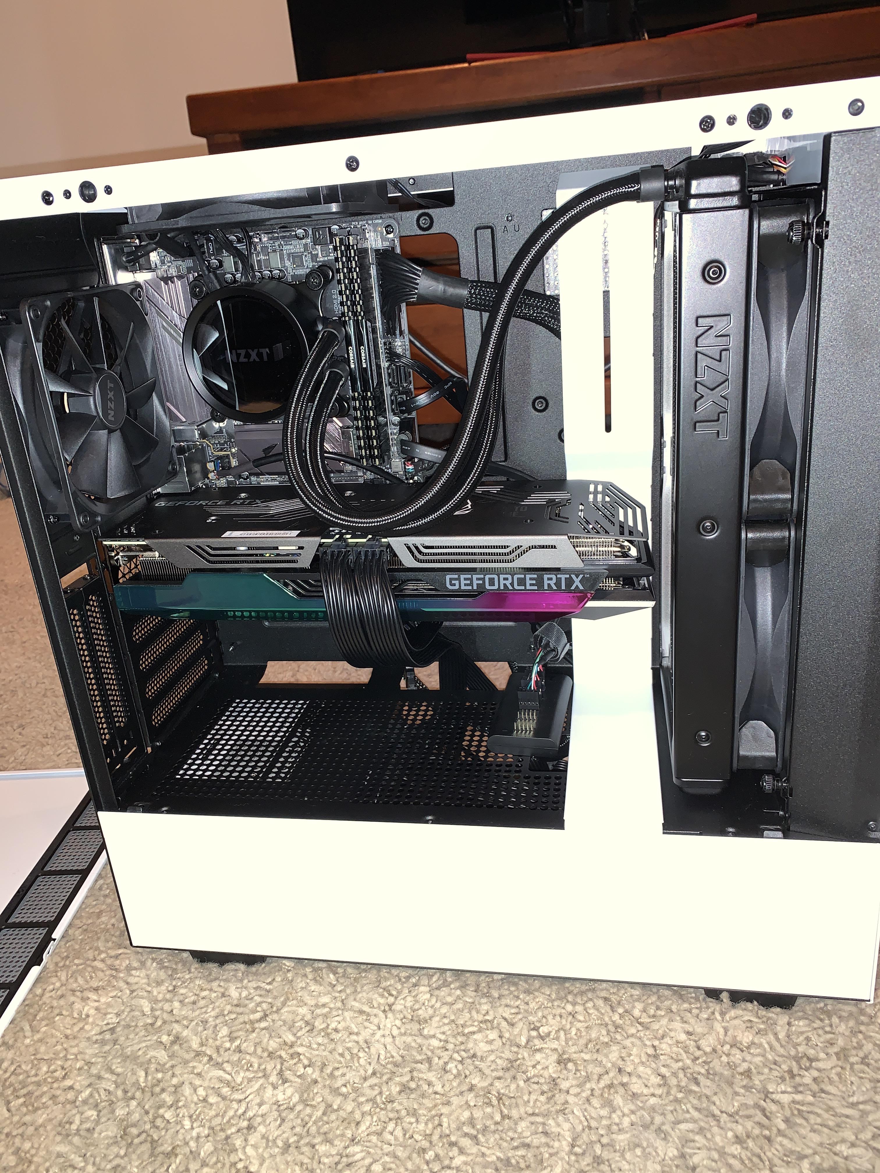 First PC build, does my cable management look alright? Anything to be