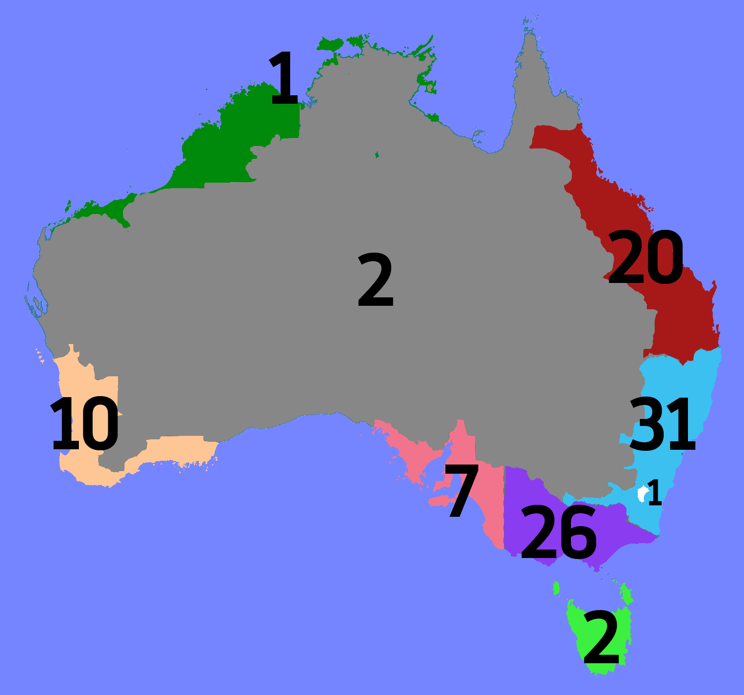 Australia Map Where Do People Live Australia