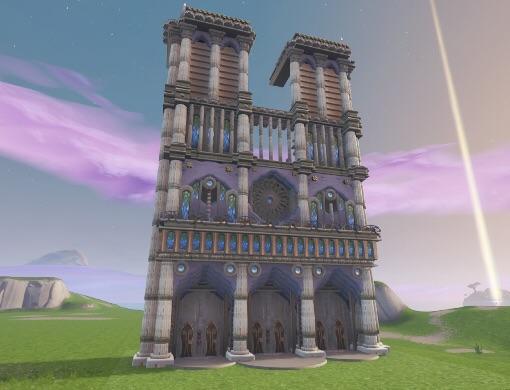 NotreDame on Fortnite. Front Exterior FortniteCreative