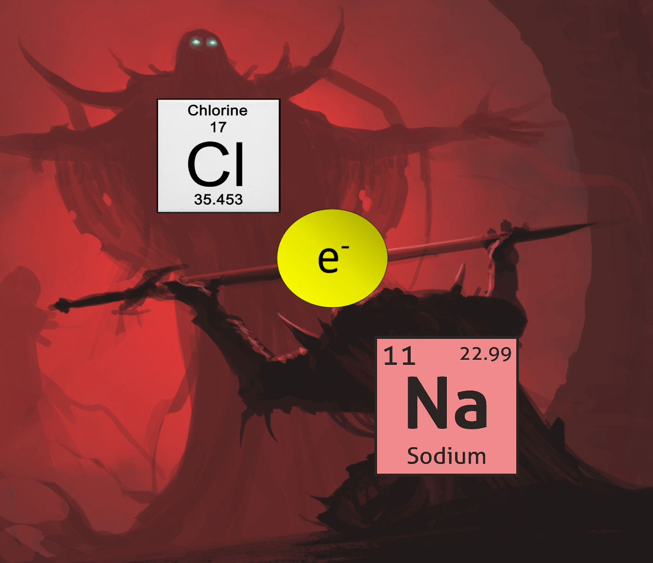 Uhh, it's salt. That's what I said, Sodium Chloride