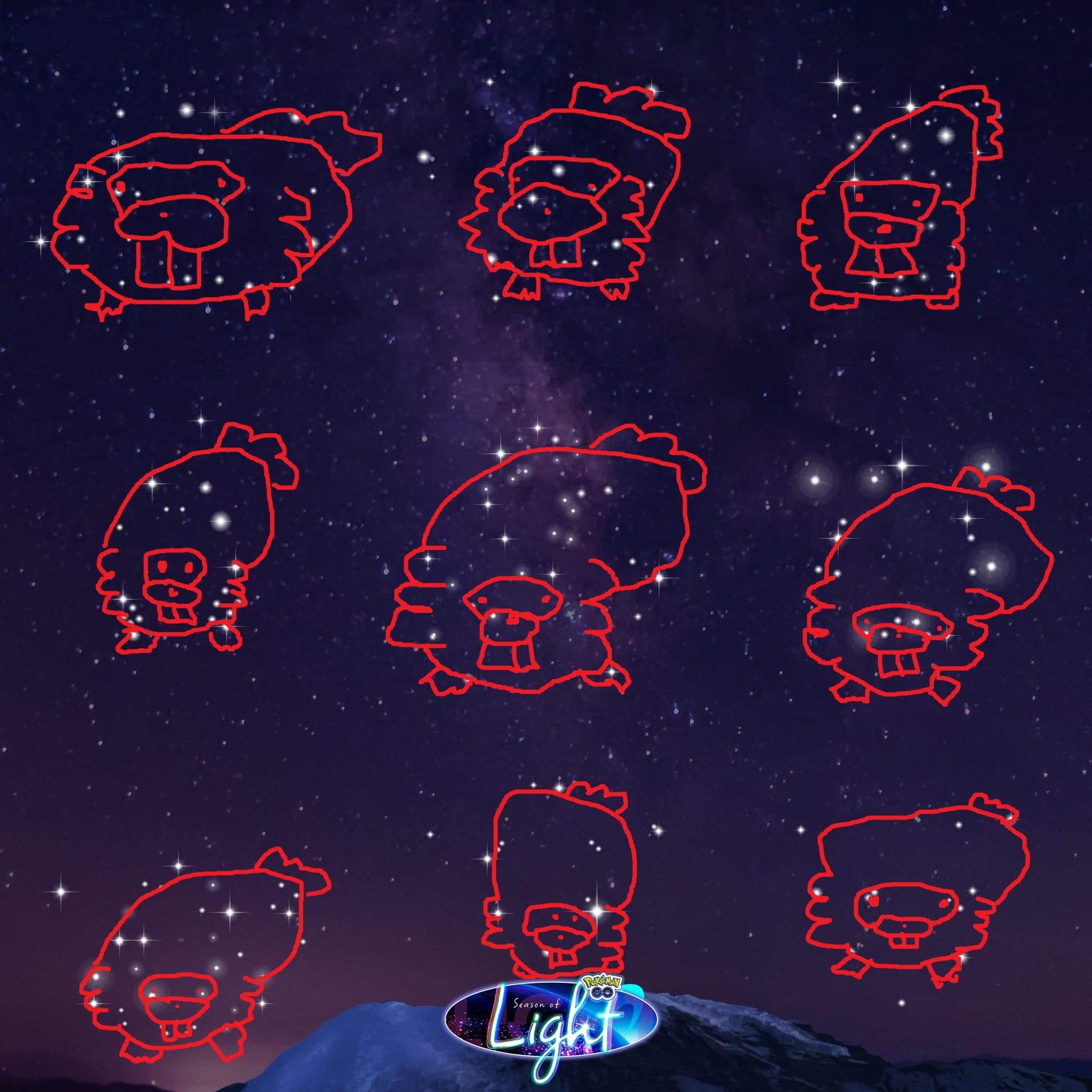 Season of Light constellation teaser All Pokémon revealed! ! ! r