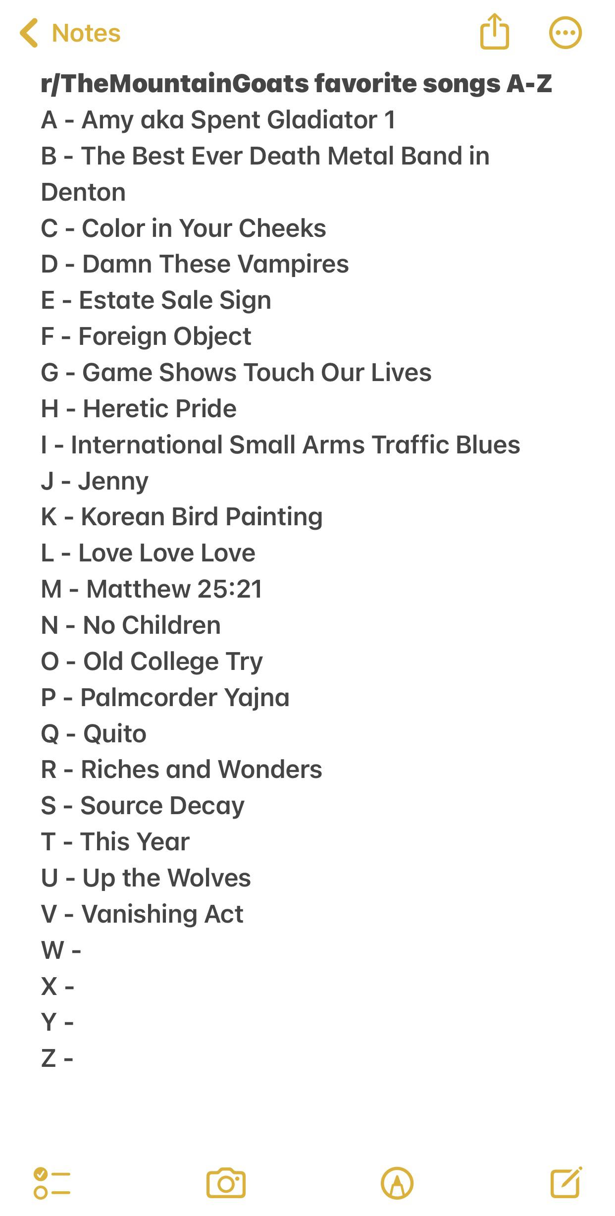 Goths bonus track Vanishing Act wins for V! What’s the best song that