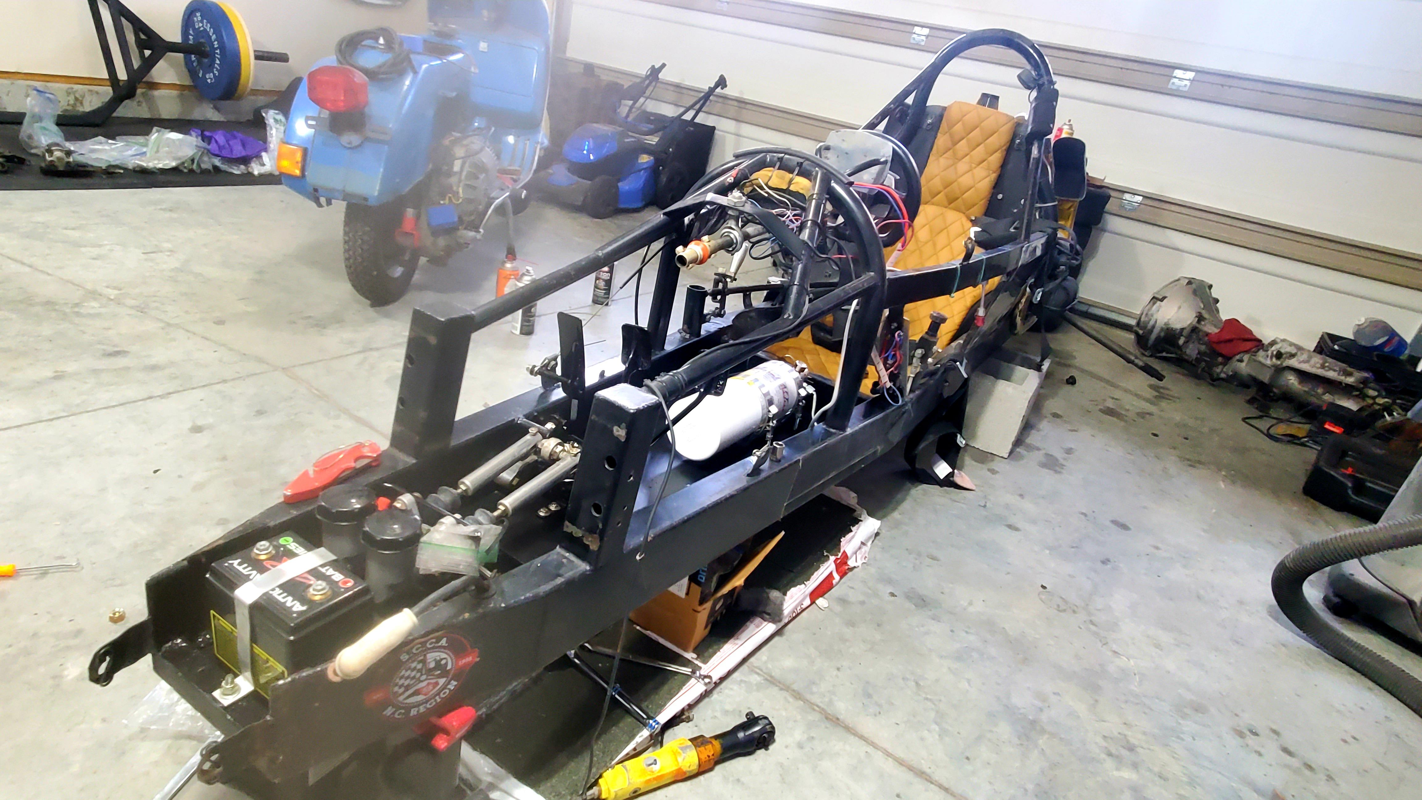 Some guy ripped this car apart a year ago and forgot where everything