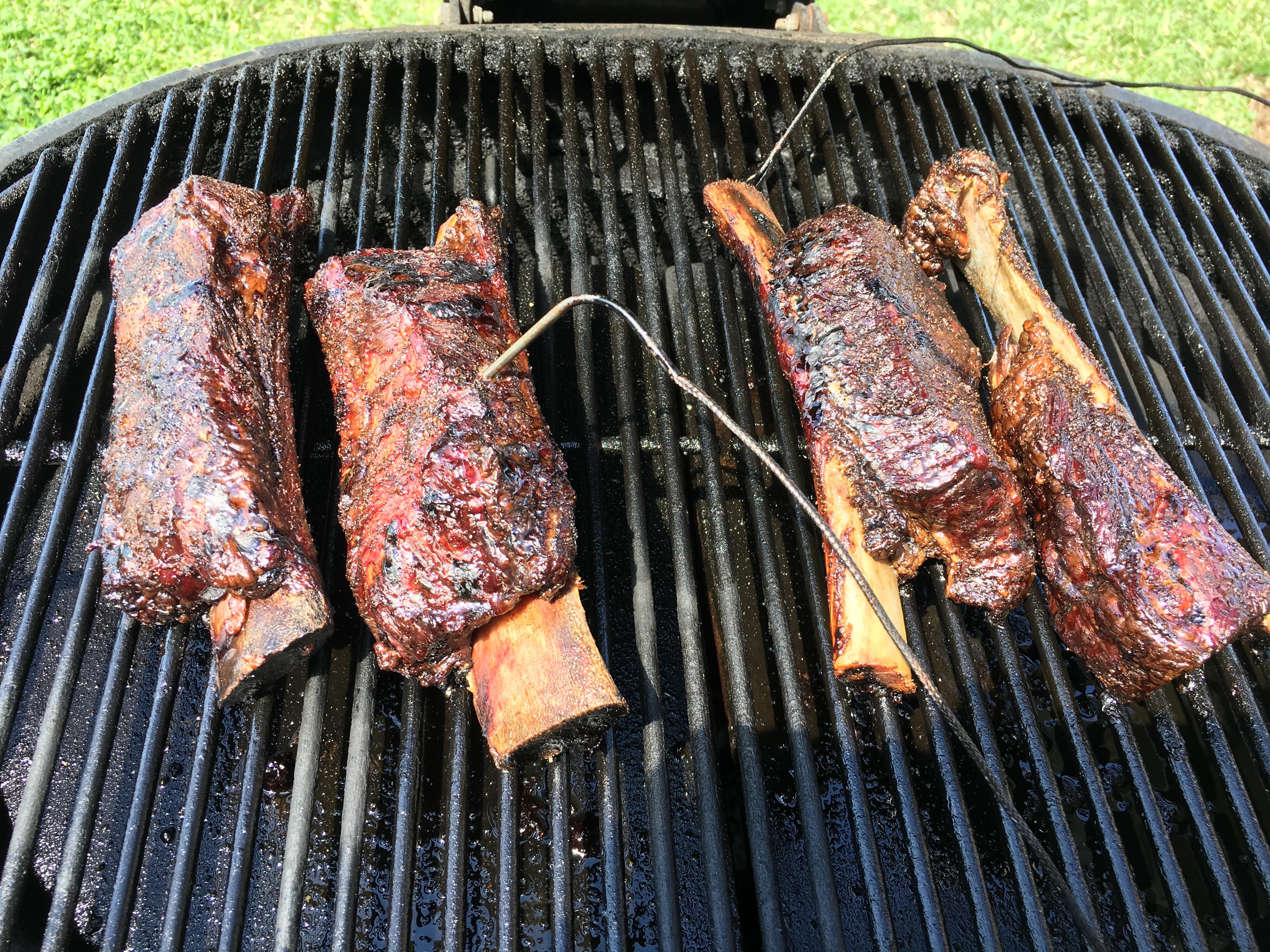 Dino ribs on this beautiful day r/BBQ