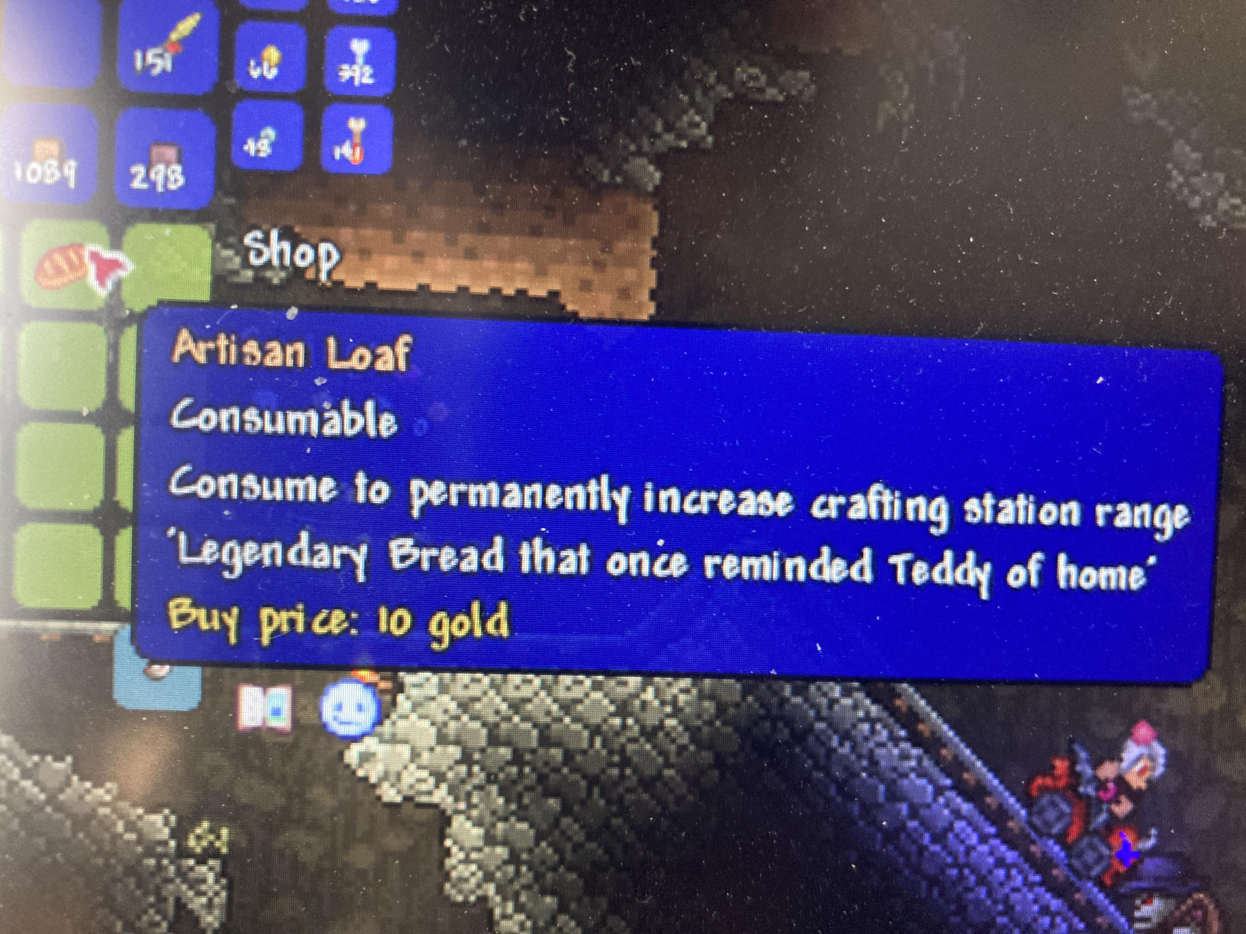 New skeleton merchant item? r/Terraria