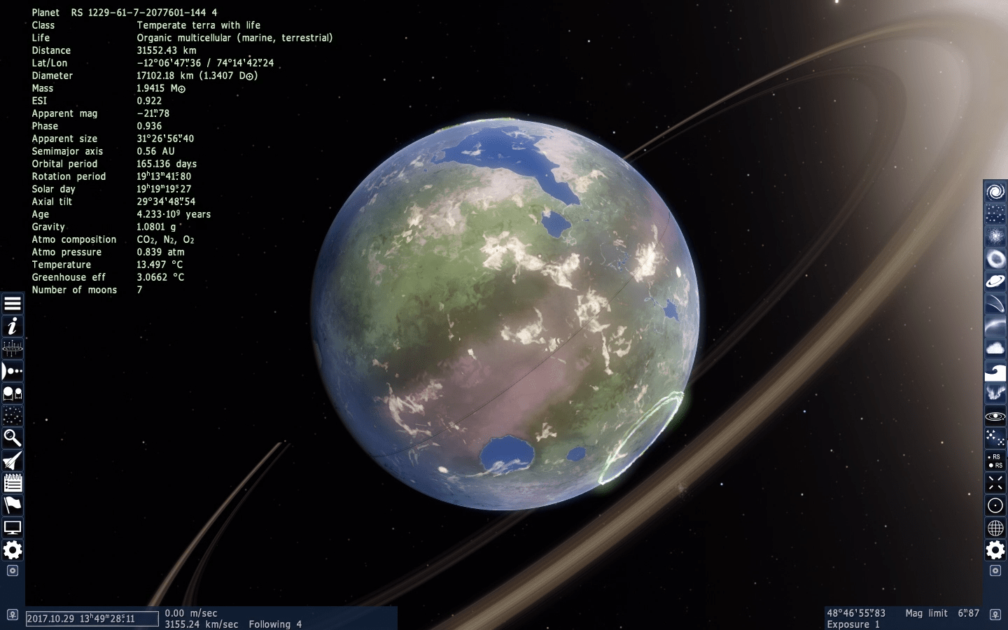 Earth Like (I think) r/spaceengine