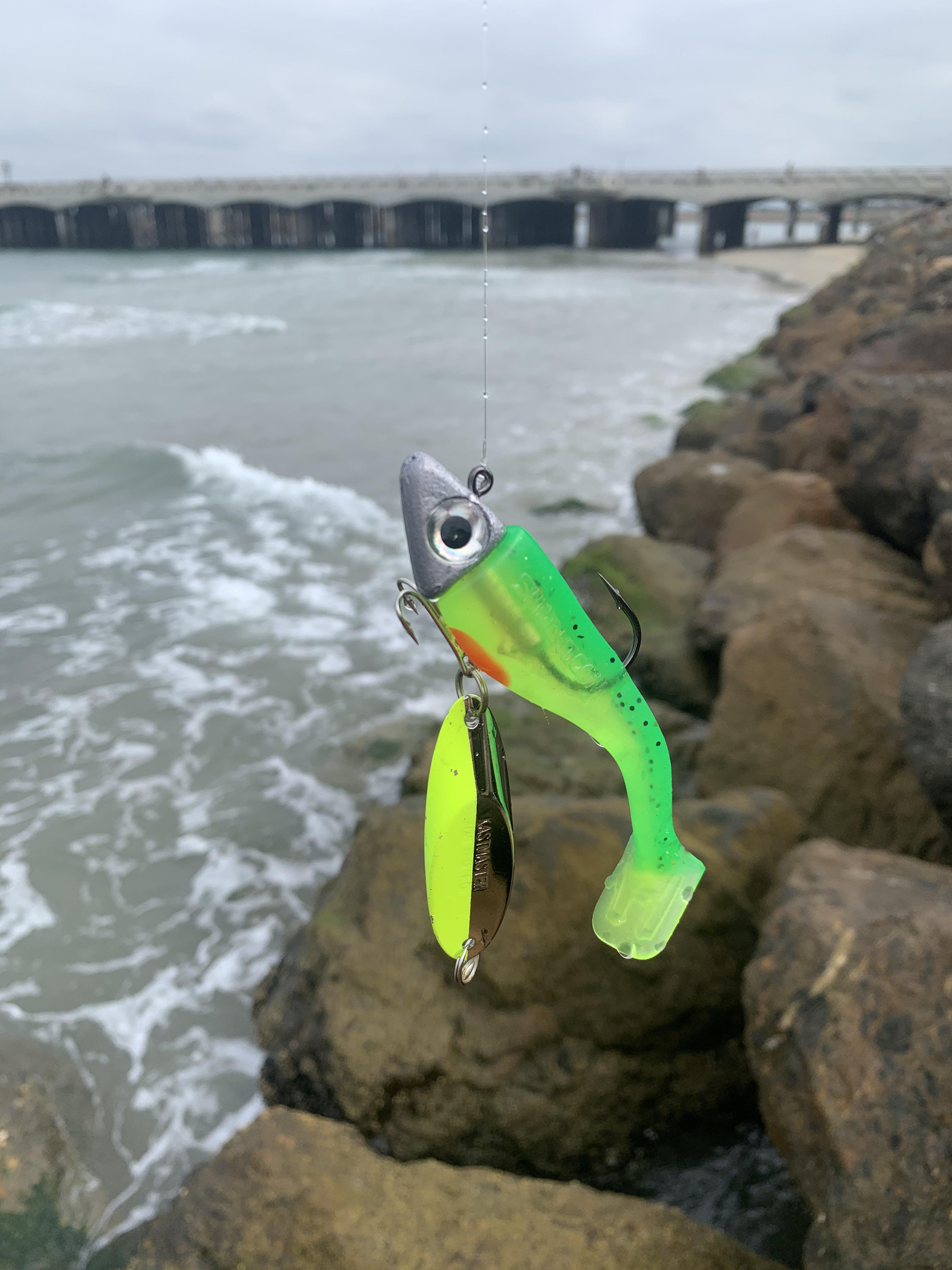 I lost a spoon in the surf and then caught it 10 minutes later on a