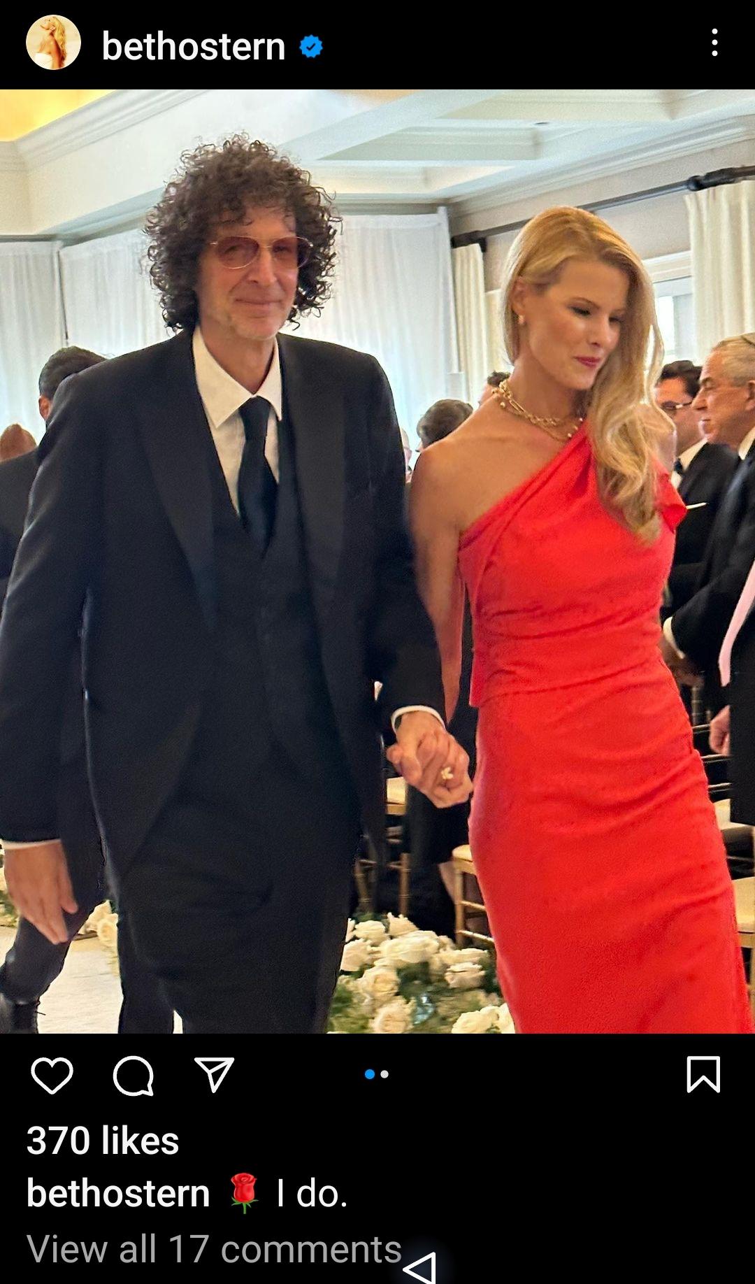 Howard Stern Wedding Guests Beth Stern Opens Up About Her Sweet
