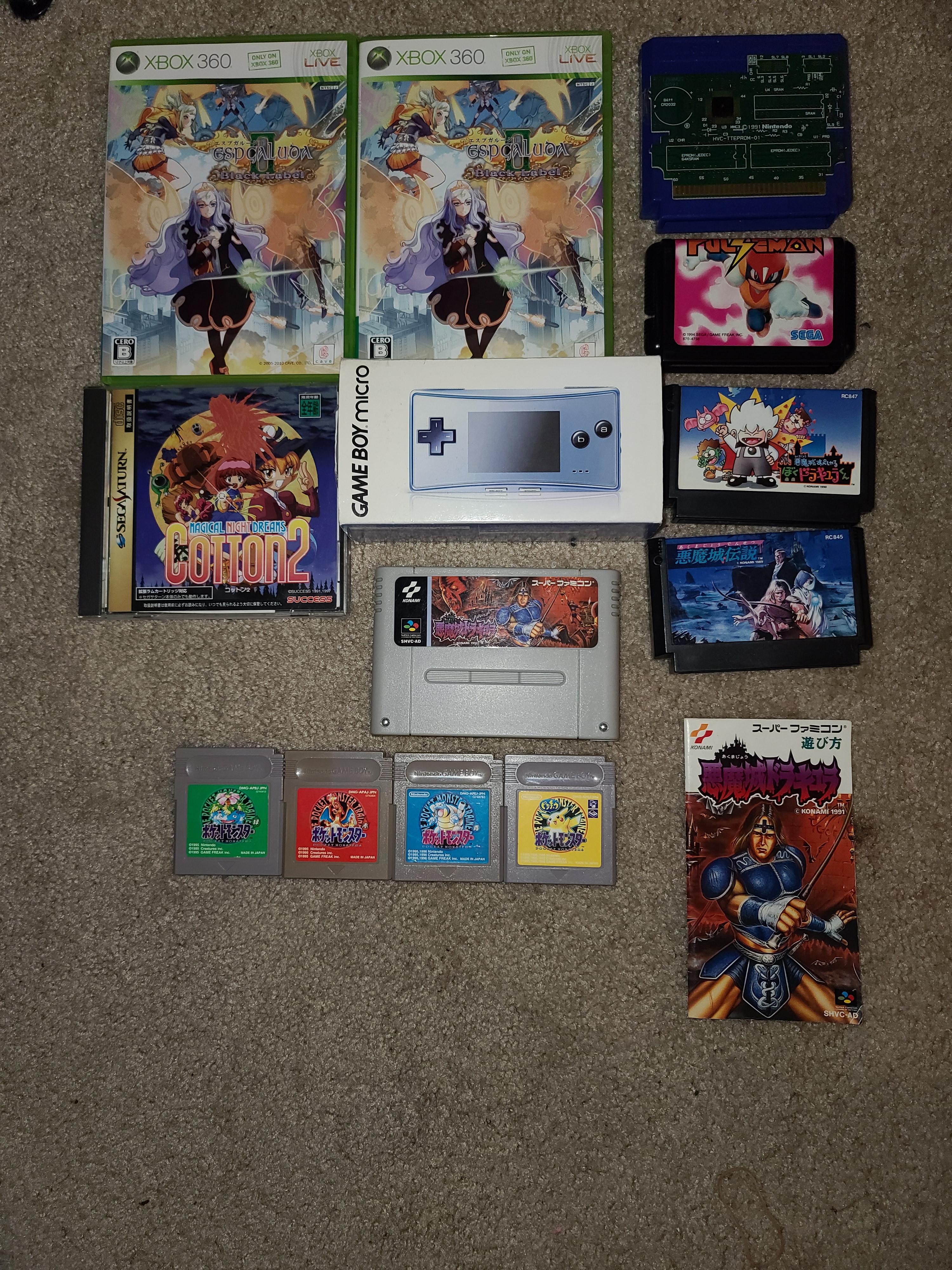 My first bullet hell game! Finally got these in from Japan, my Japanese Xbox 360 made it here