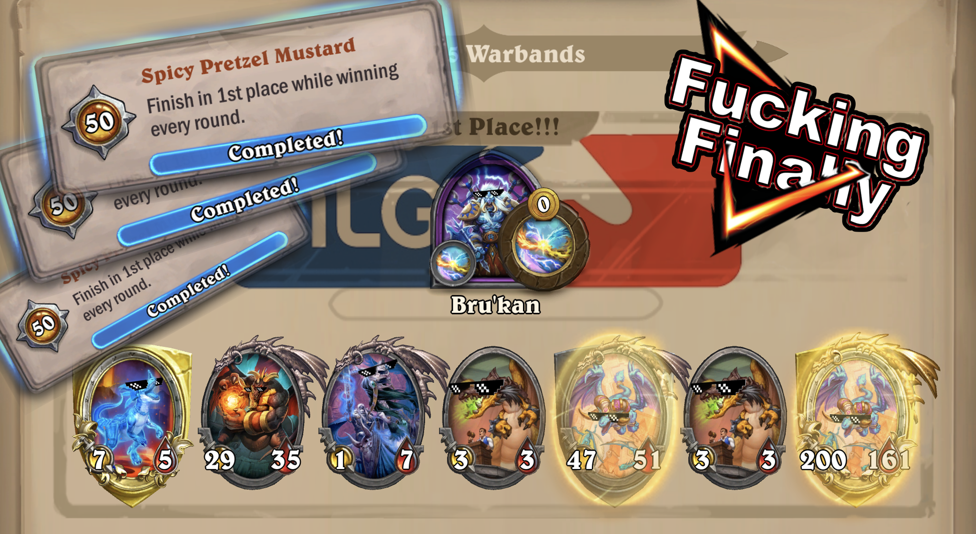 Spicy Pretzel Mustard is the MLG snack of choice r/hearthstone