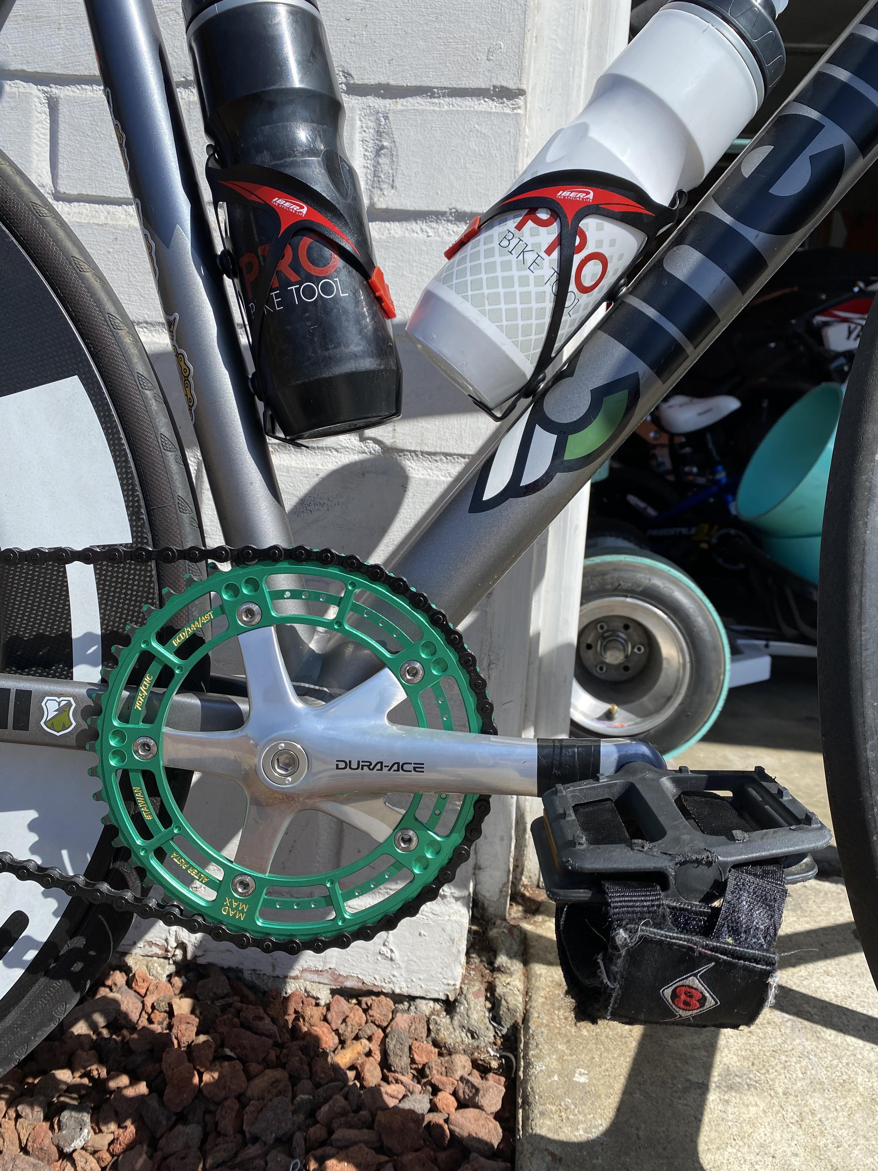 For a 300+ crankset, the paint scratches off easily (less than 200mi