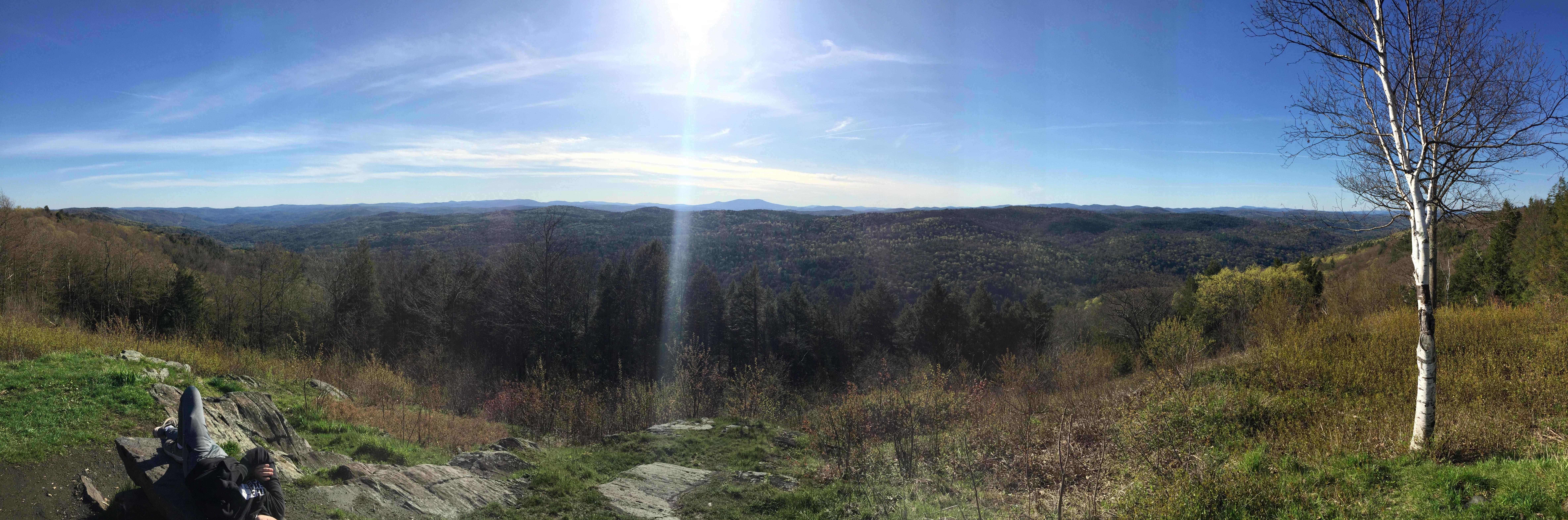 Probably my new favorite spot! The pinnacle in Westminster, Vermont. r/vermont
