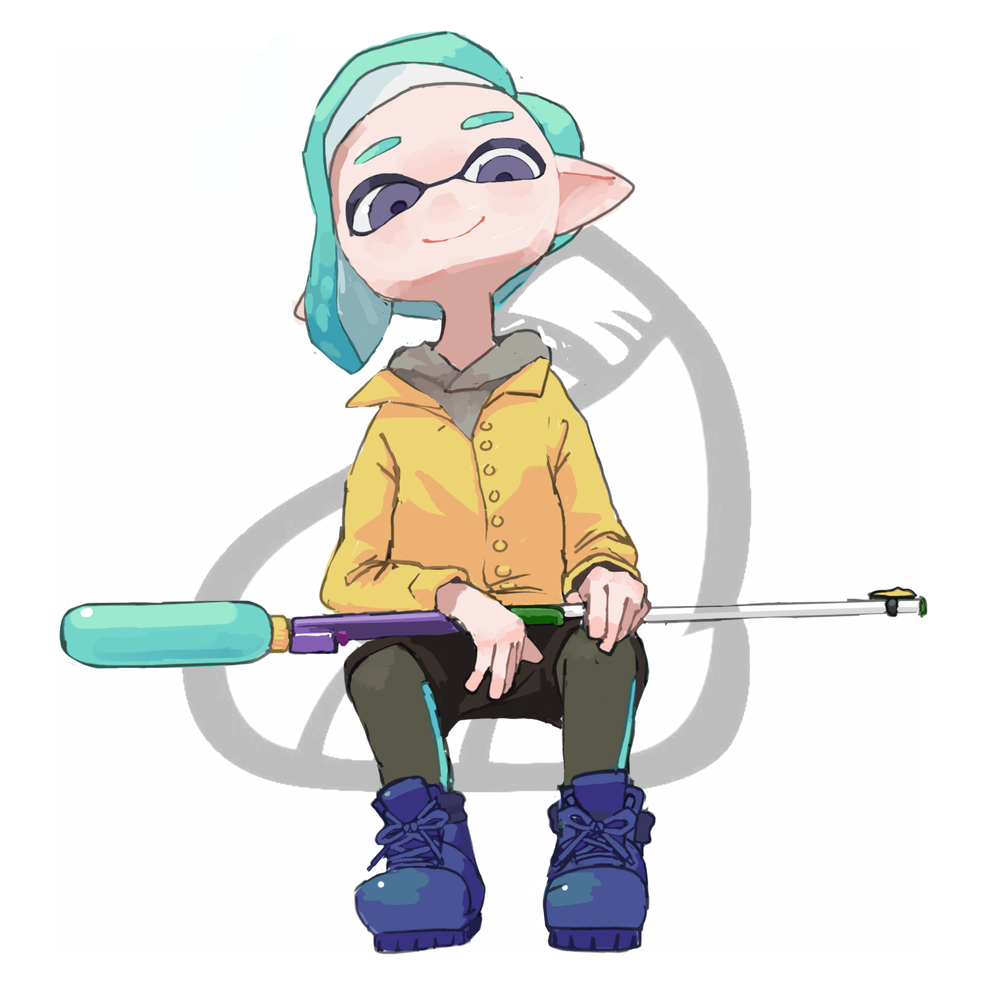 Mkkitech Splatoon 2 Inkling Boy Fanart