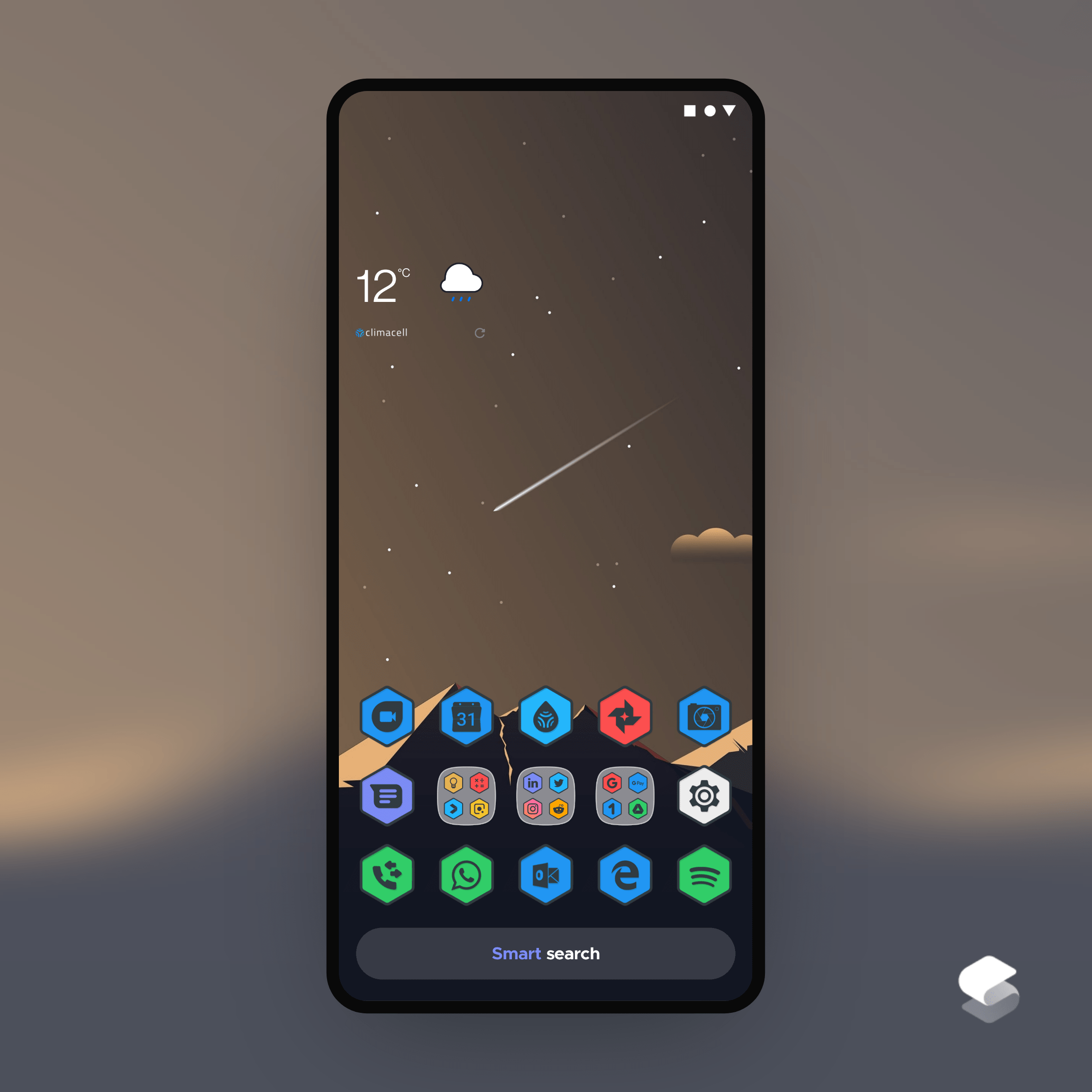 A simple and clean home screen that I am currently using 😎 : r/OnePlus8Pro