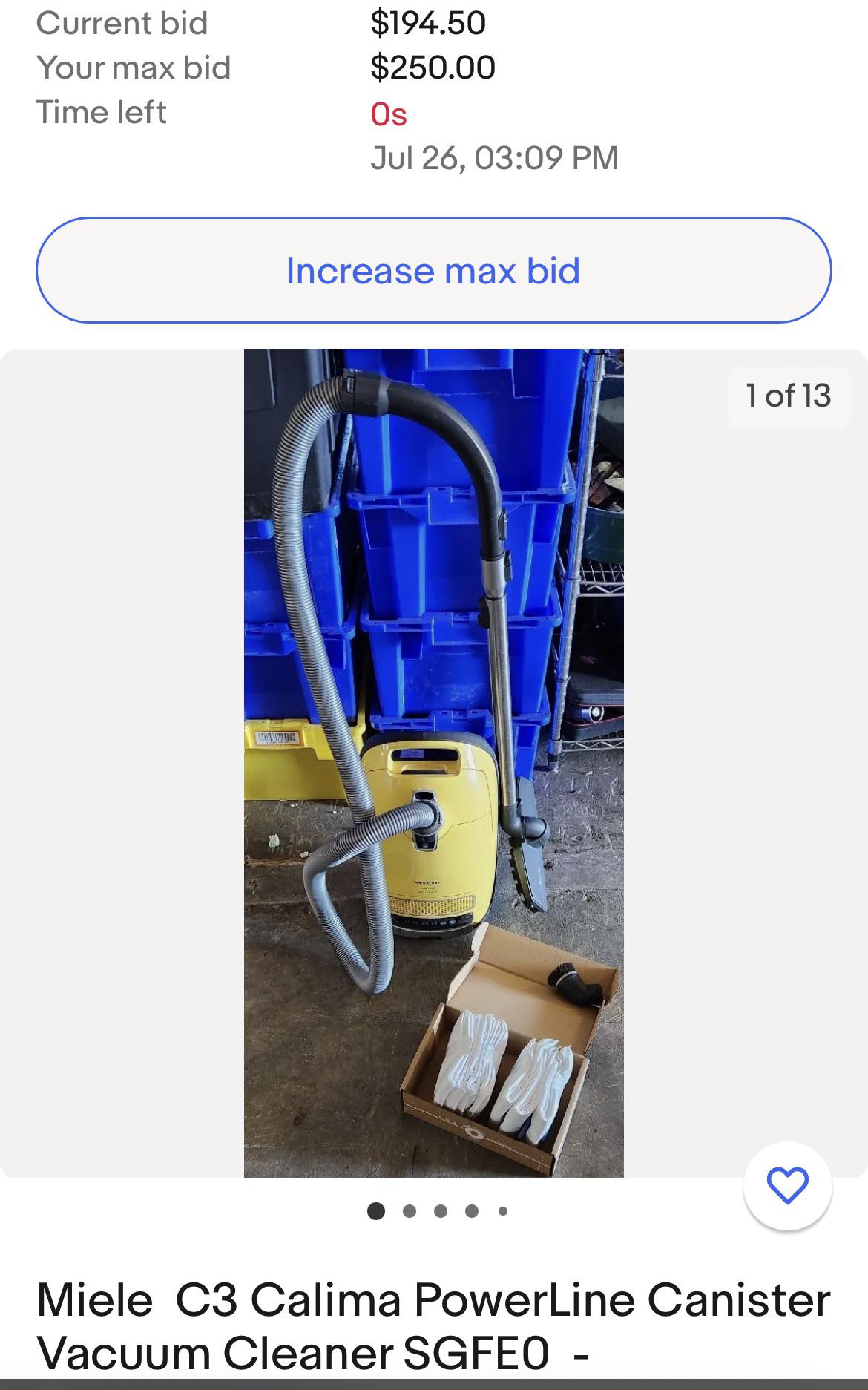 Refurbished Miele C3 Calima r/VacuumCleaners