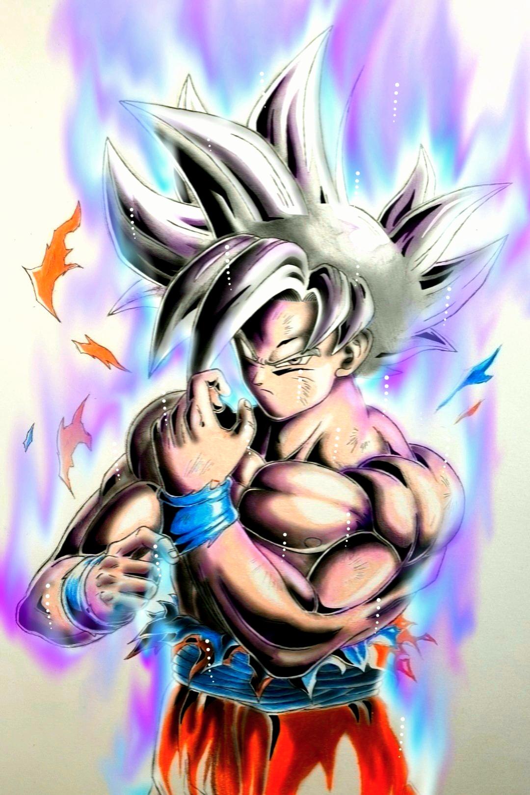 Mastered UI Goku (my art) r/dbz