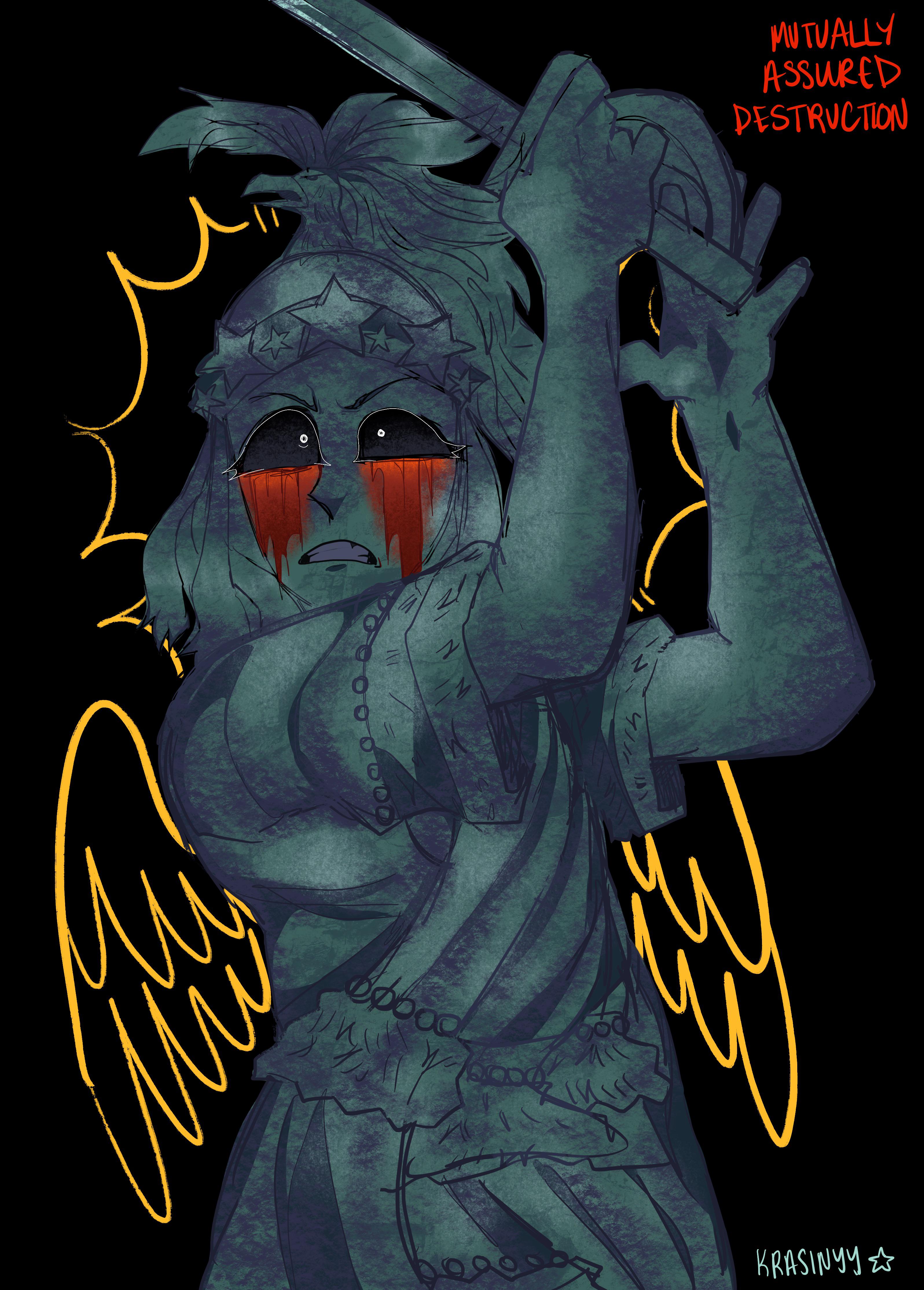 Finished Monument Mythos a few days ago and wanted to draw Freedom