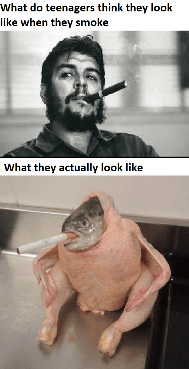 Smoking isn't cool memes