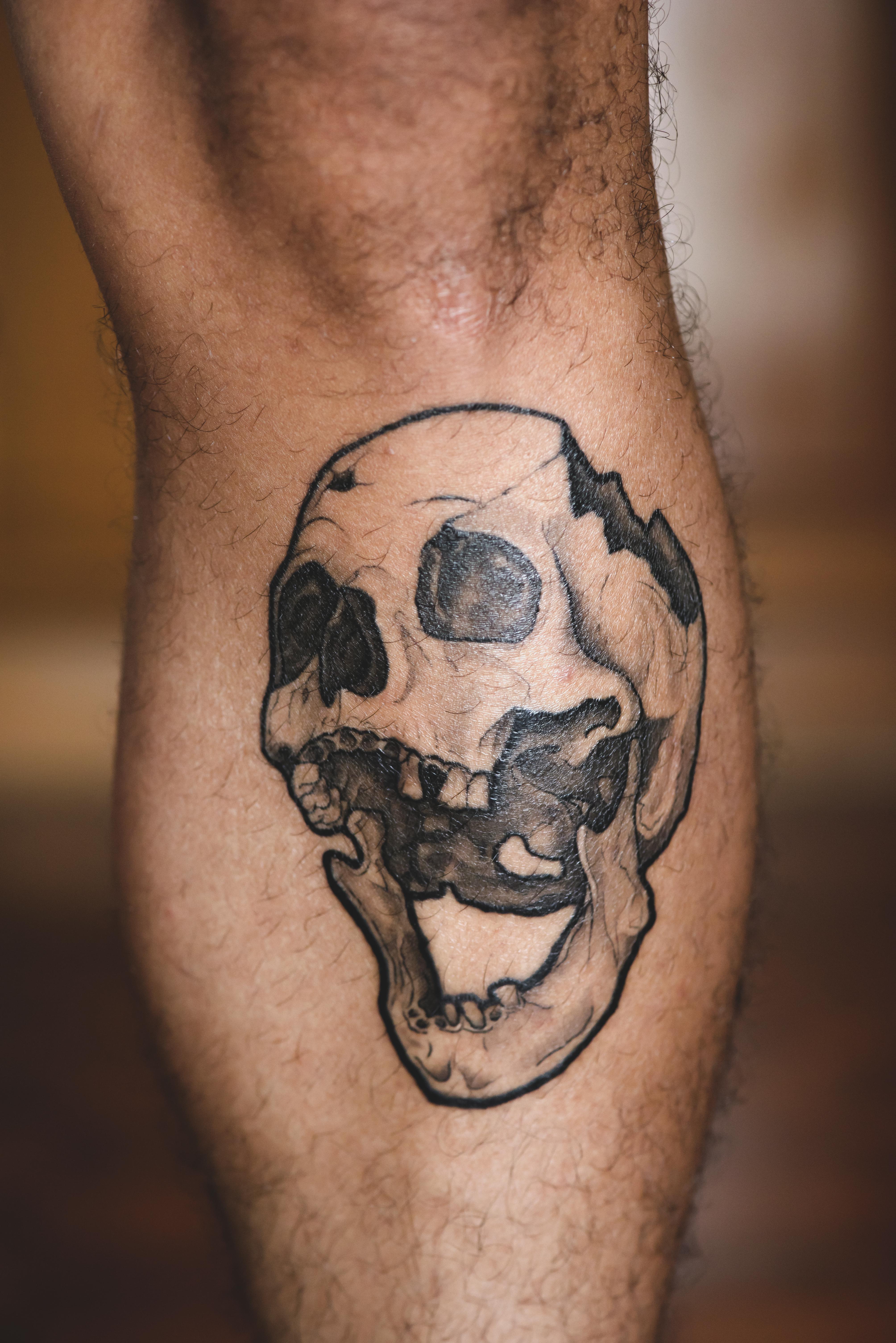 Screaming skullBy Josephine at Tooth & Nail Tattoos in